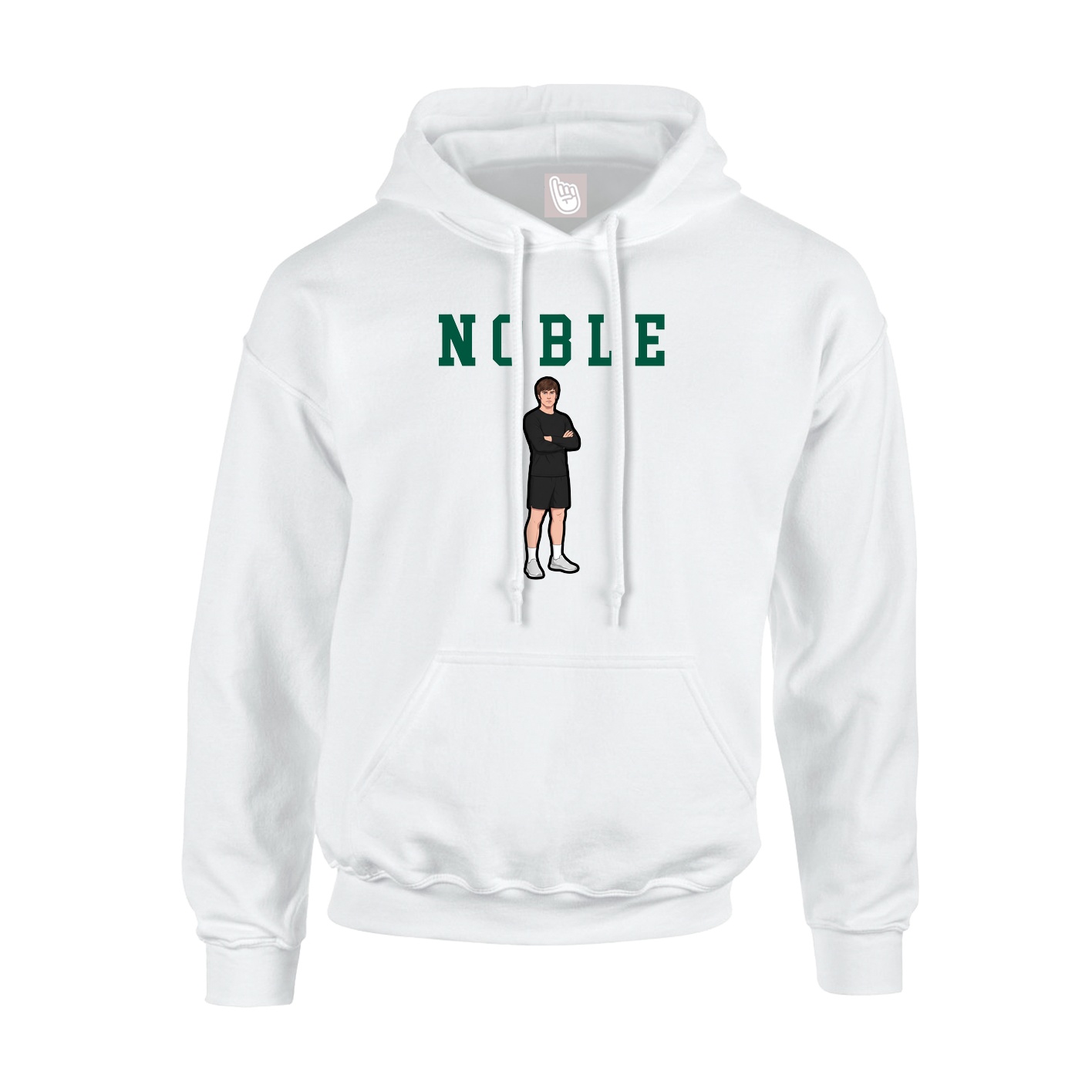 Hoodie — Shirsey in White