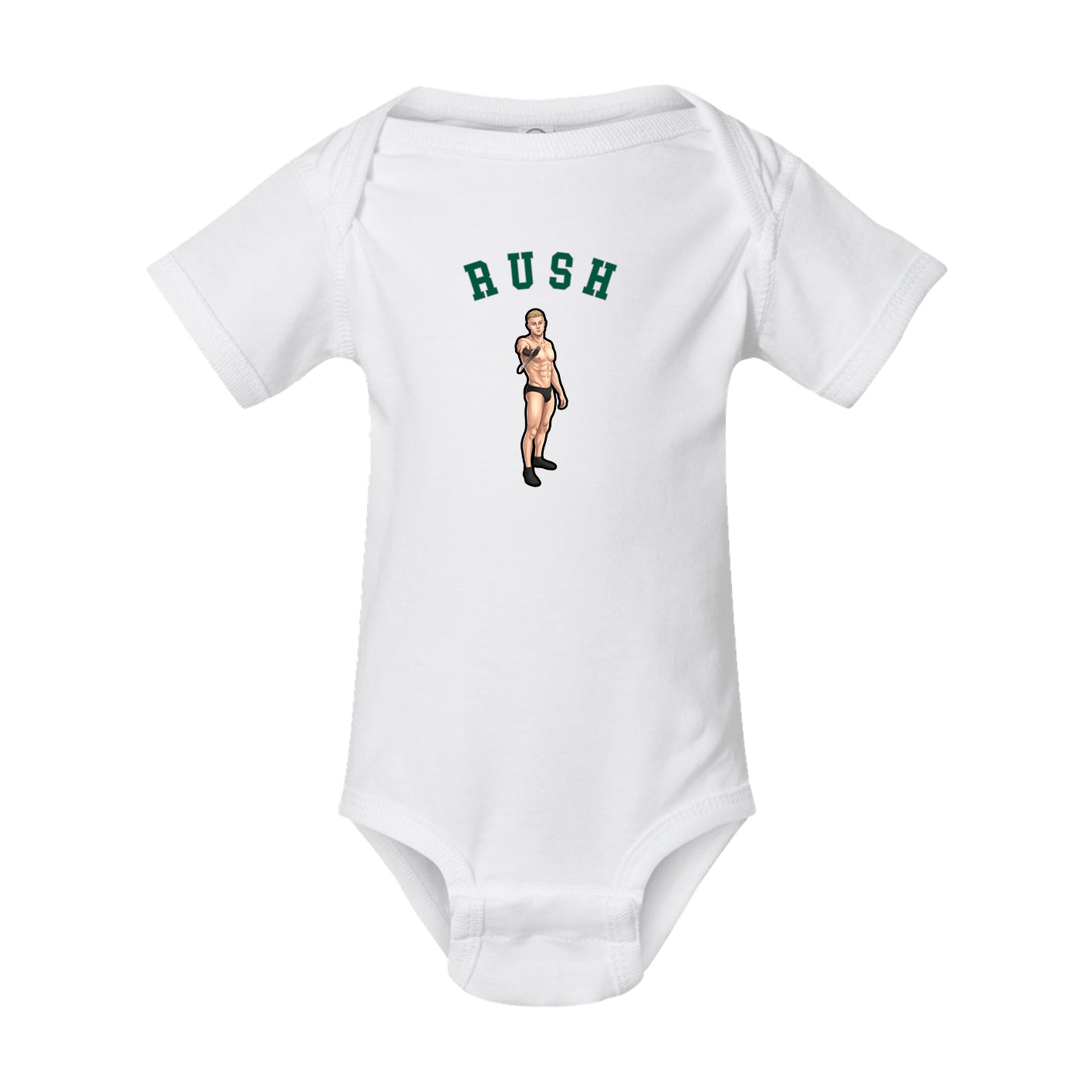 Baby Onesie — Shirsey Arch in White