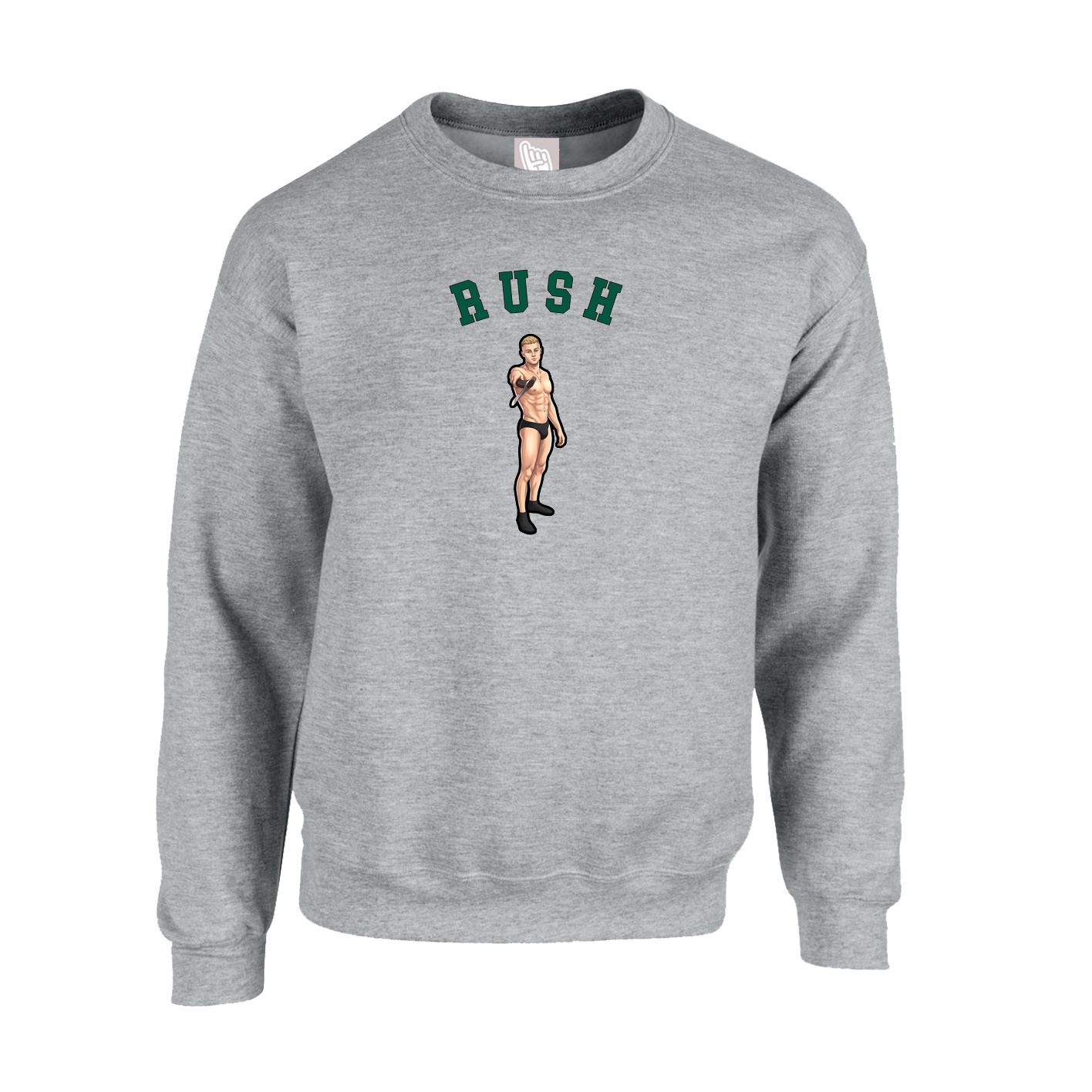 Fleece Crew — Shirsey Arch in Grey