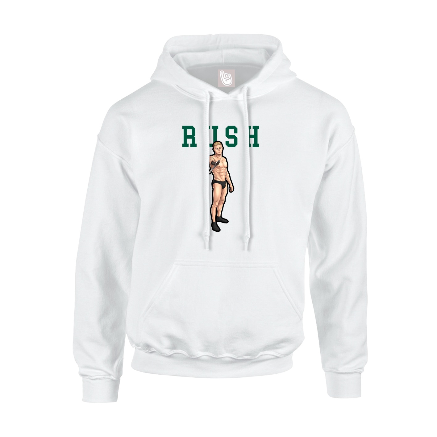 Hoodie — Shirsey in White
