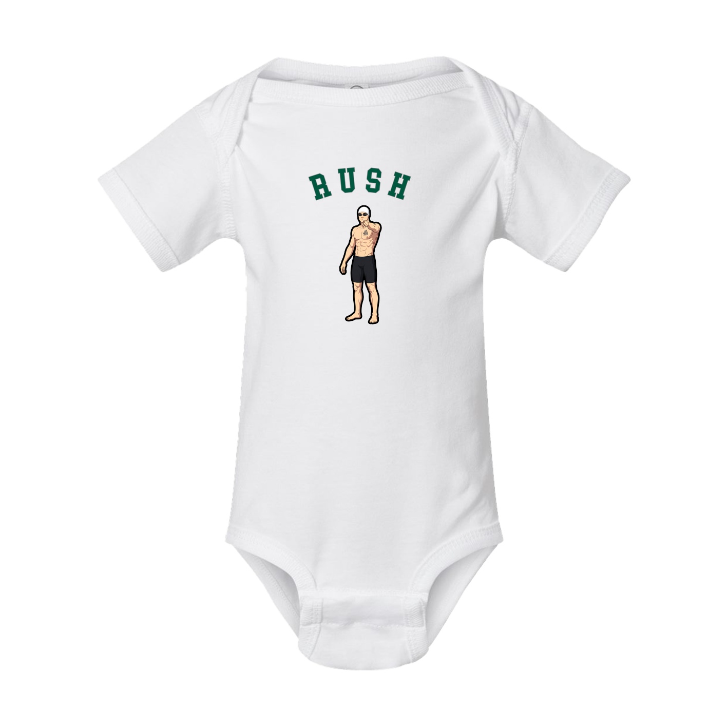 Baby Onesie — Shirsey Arch in White