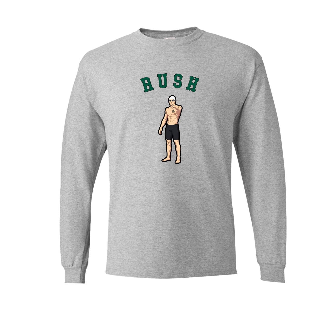 Long Sleeve Tee — Shirsey Arch in Grey