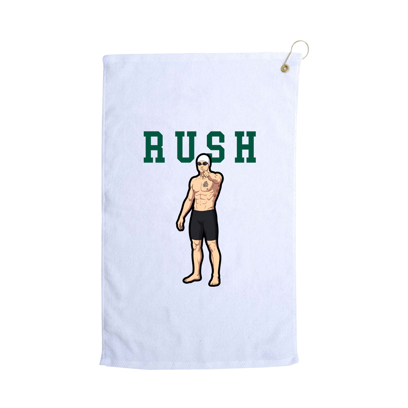 Golf Towel — Shirsey in White