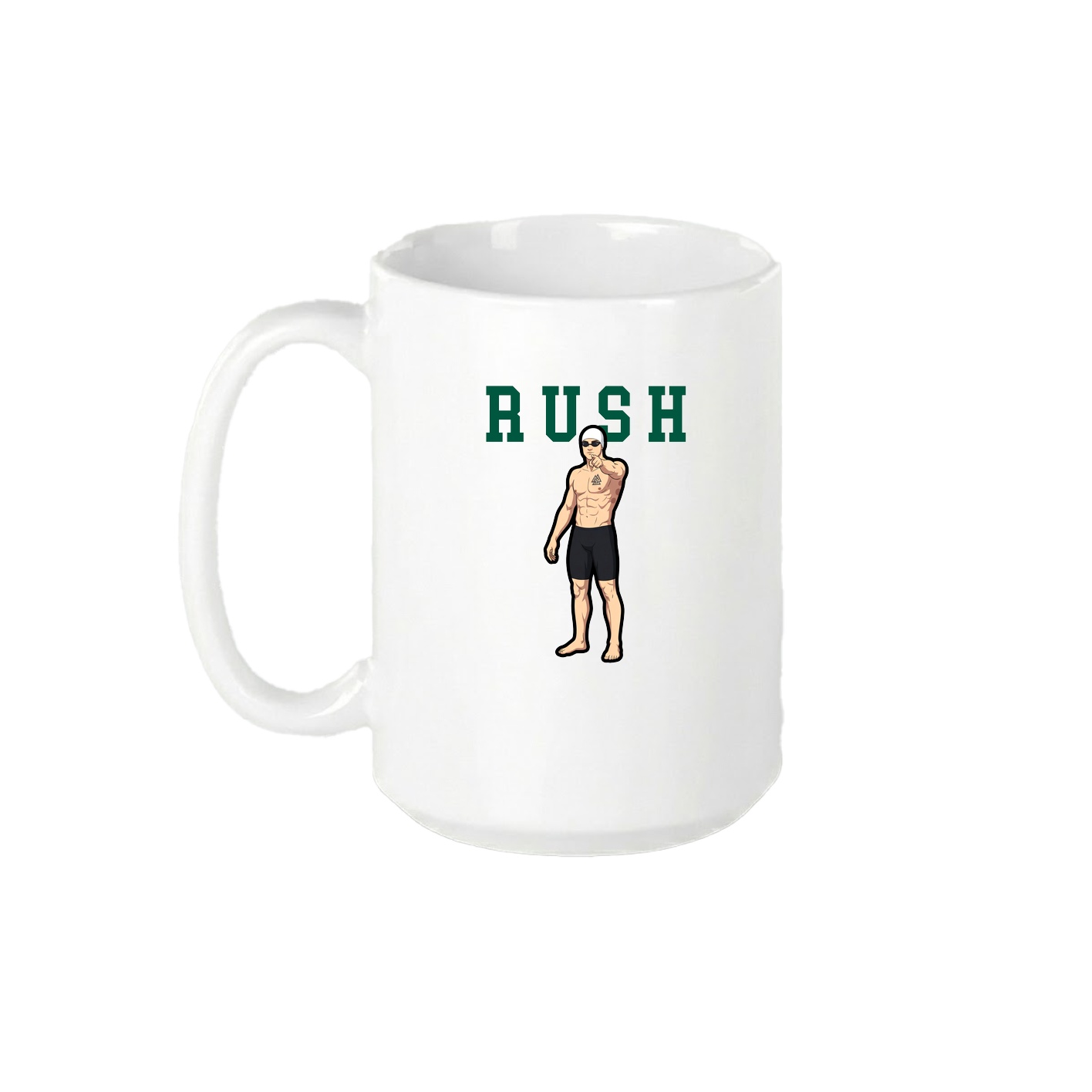 15oz Coffee Mug — Shirsey in White