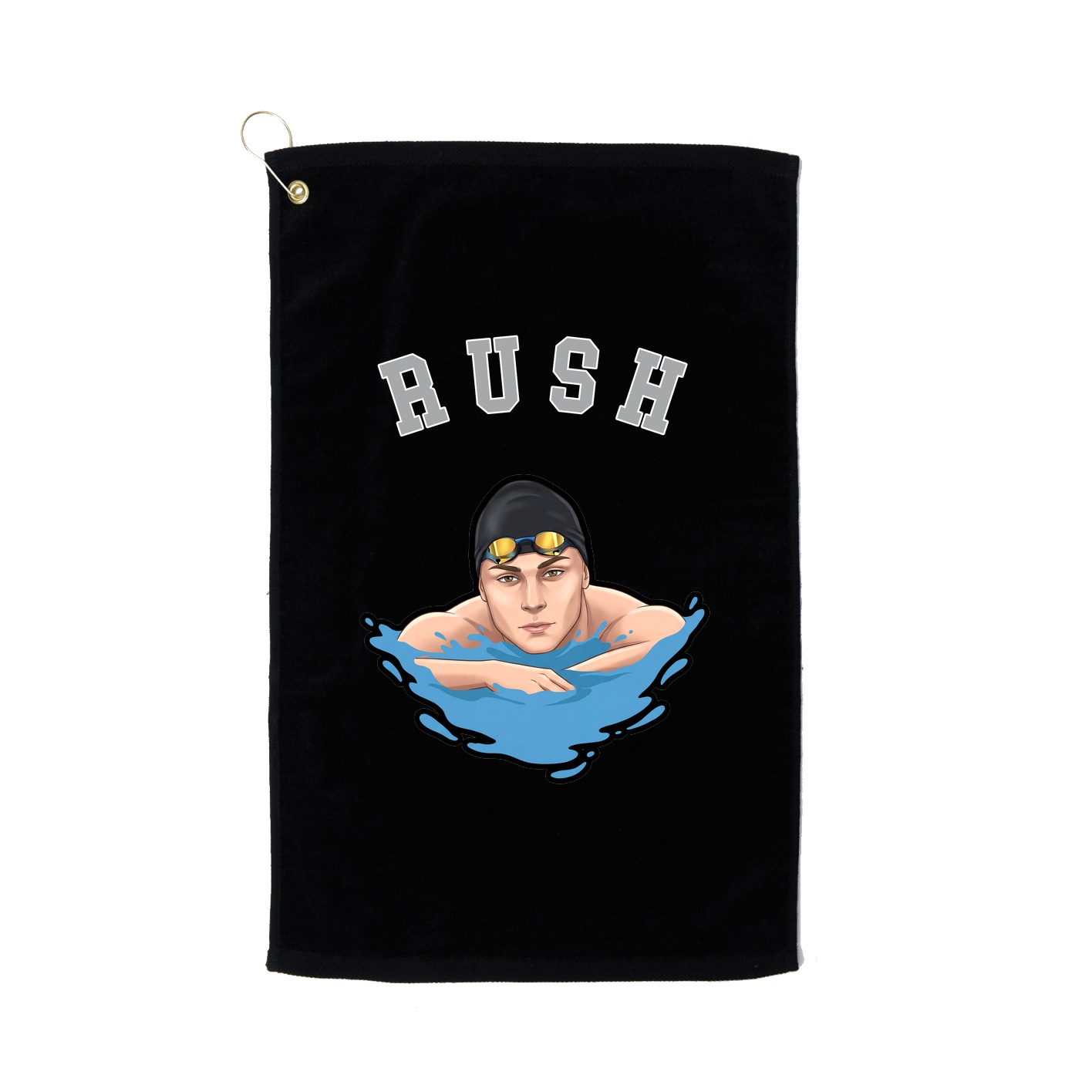 Golf Towel — Shirsey Arch in Black