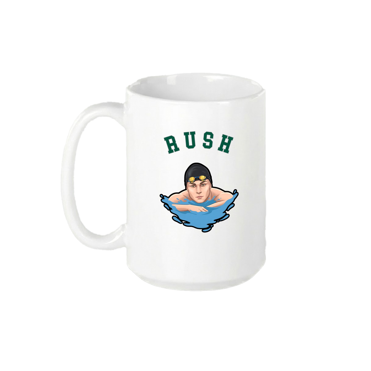 15oz Coffee Mug — Shirsey Arch in White