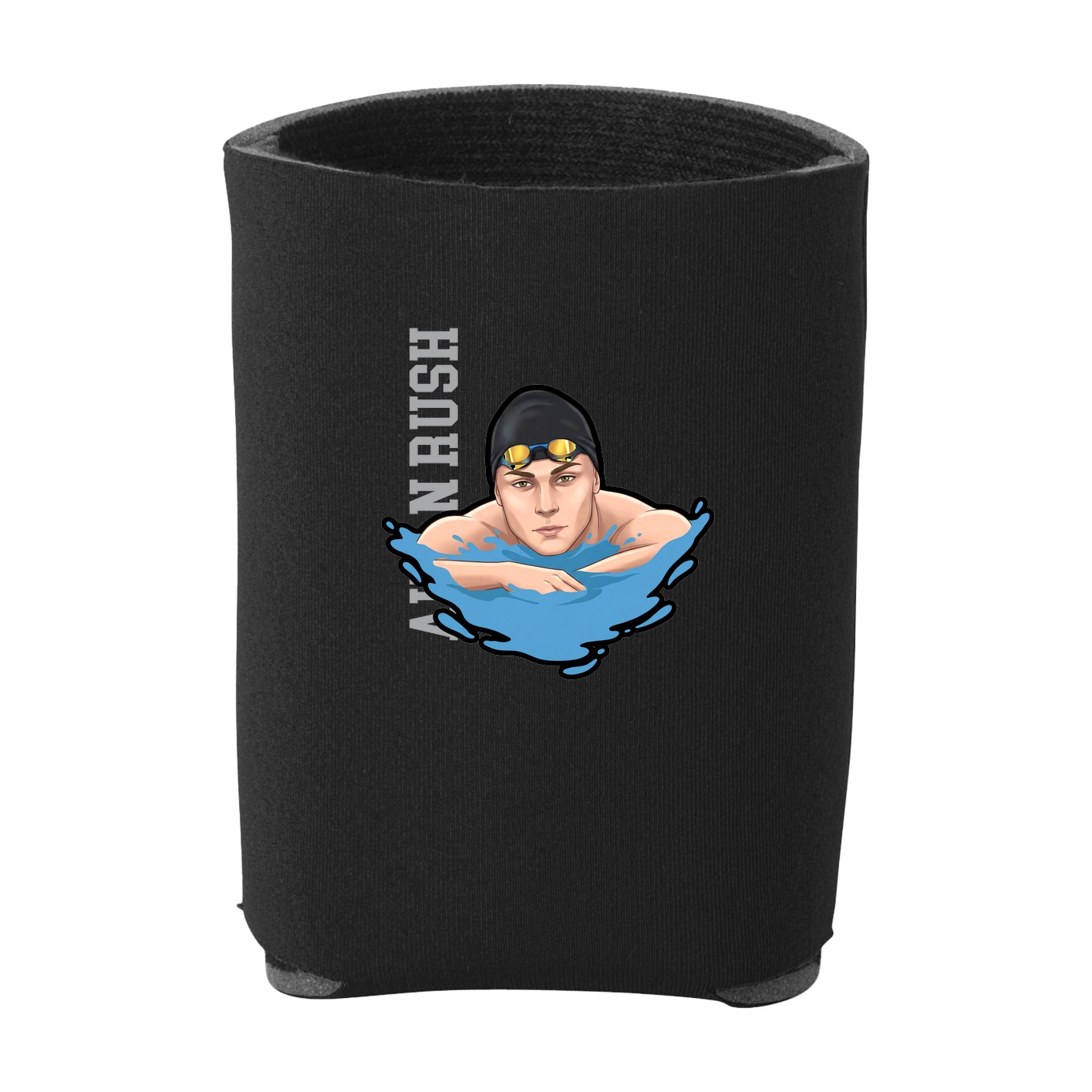 Can Holder — Name Vertical in Black