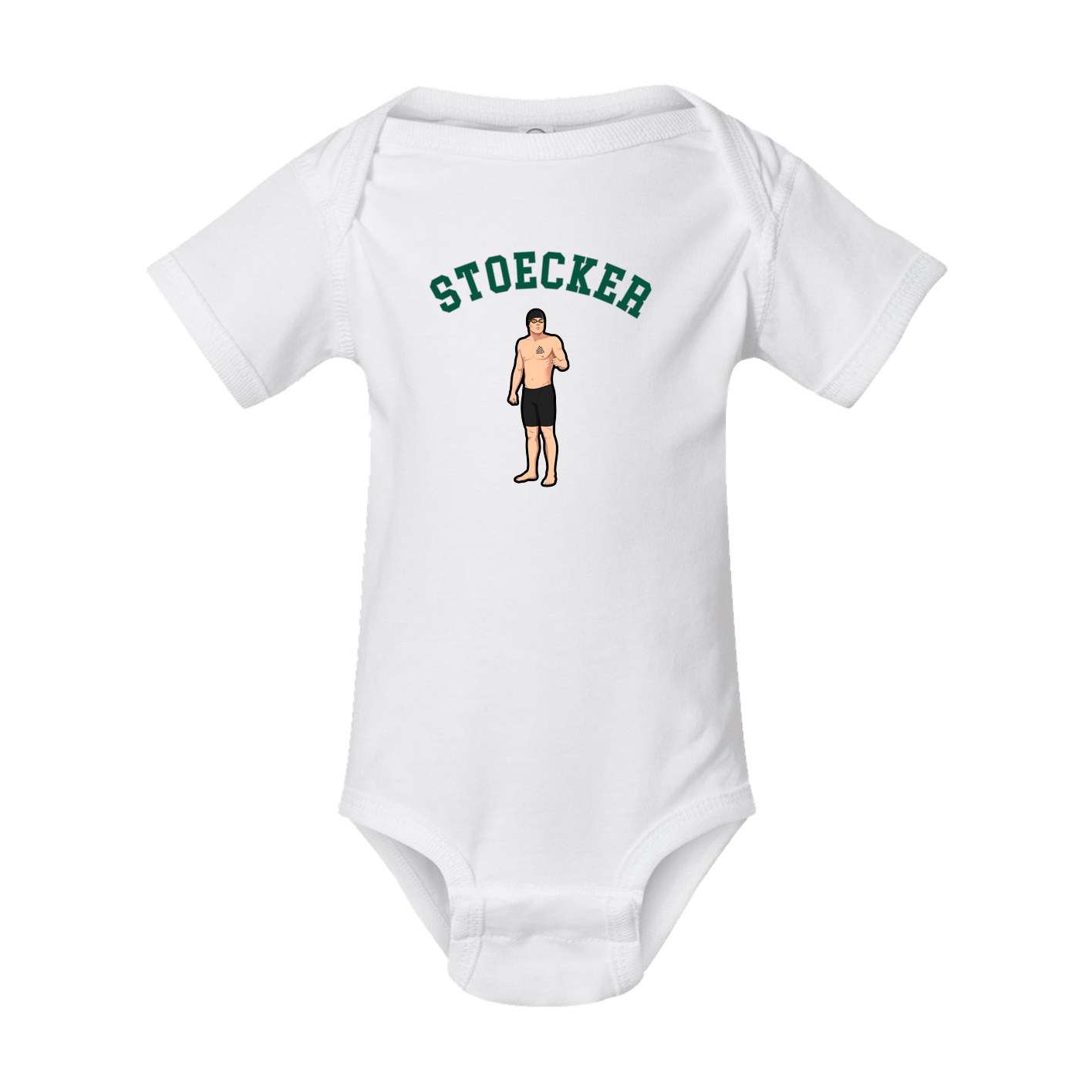 Baby Onesie — Shirsey Arch in White