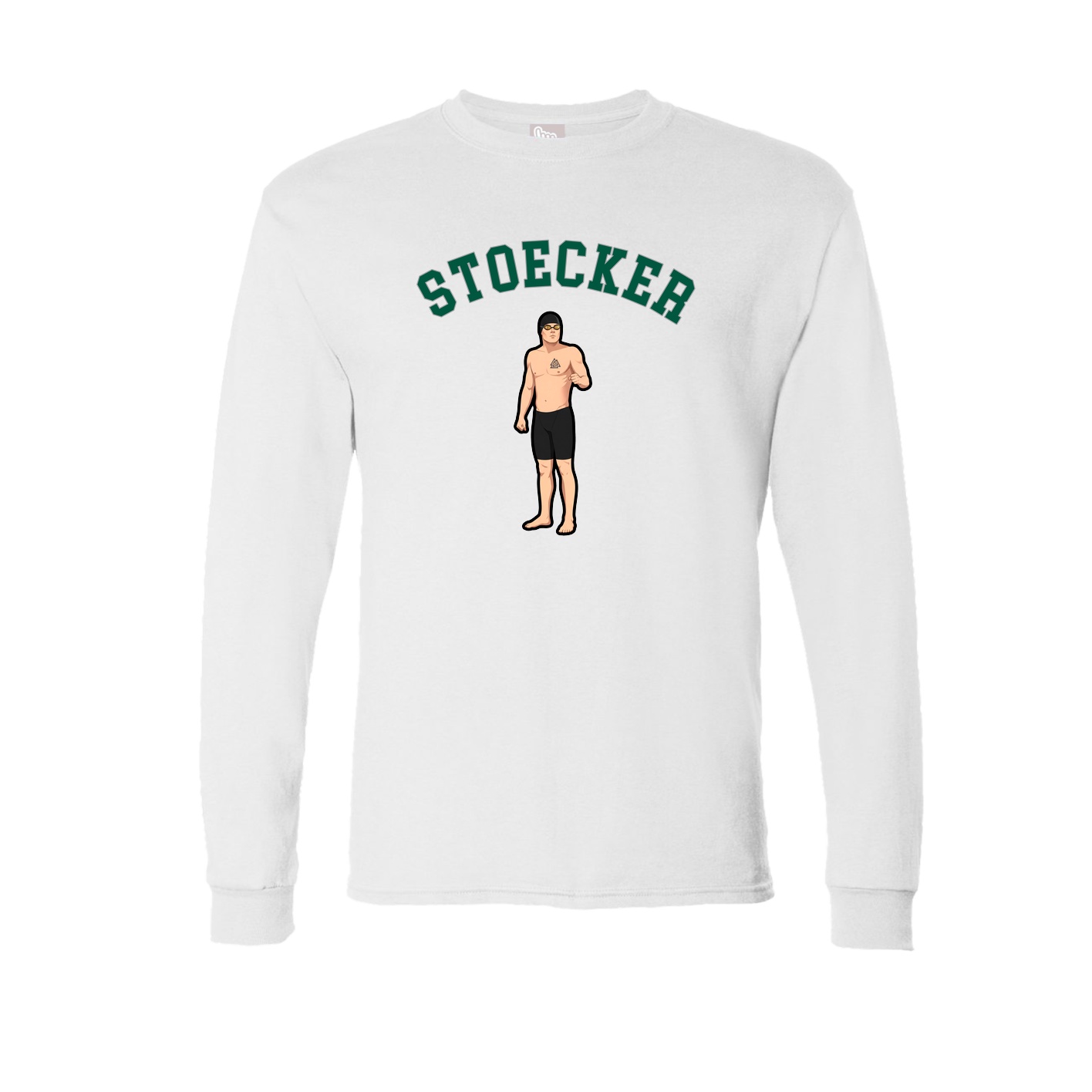 Long Sleeve Tee — Shirsey Arch in White