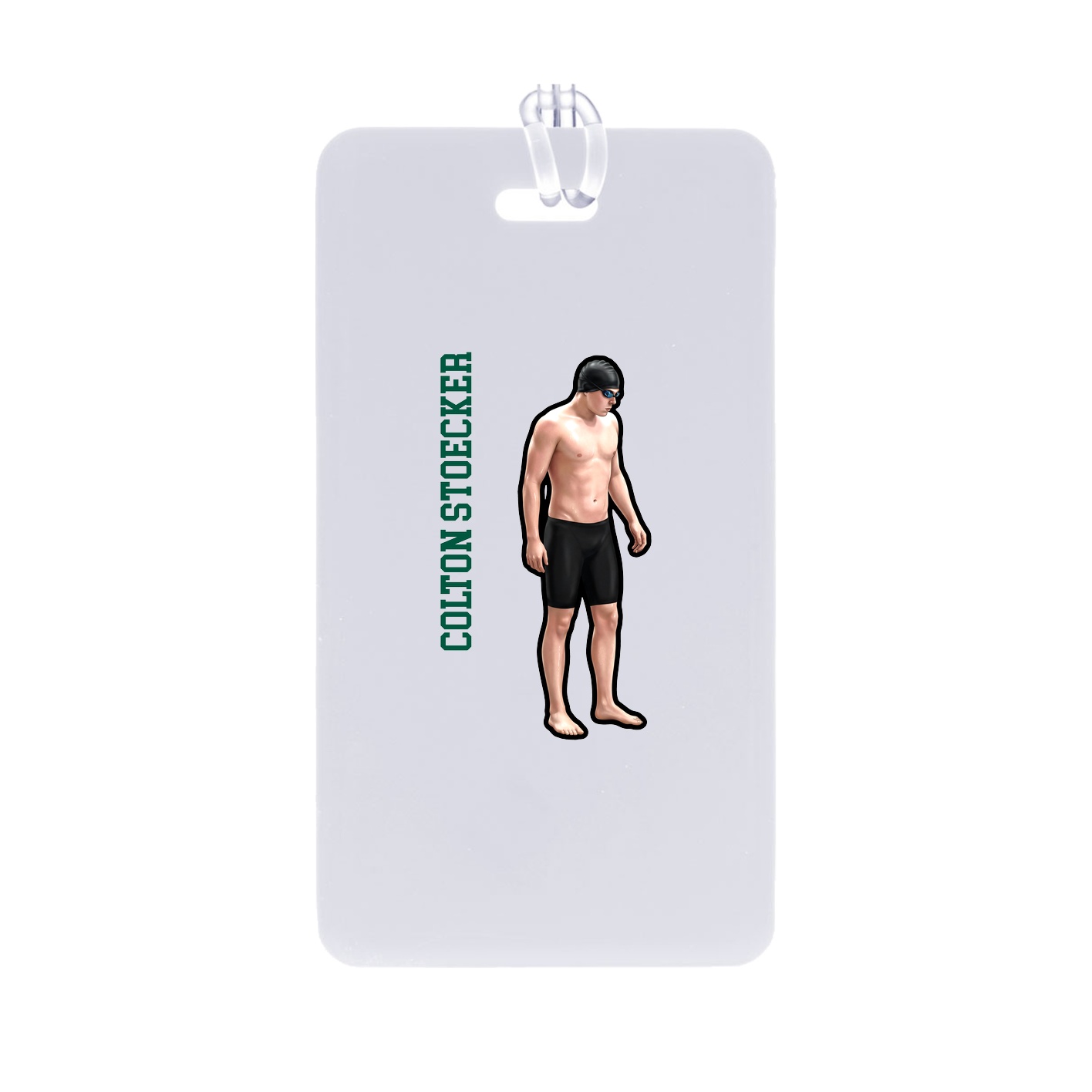Bag Tag — Name Vertical in Classic