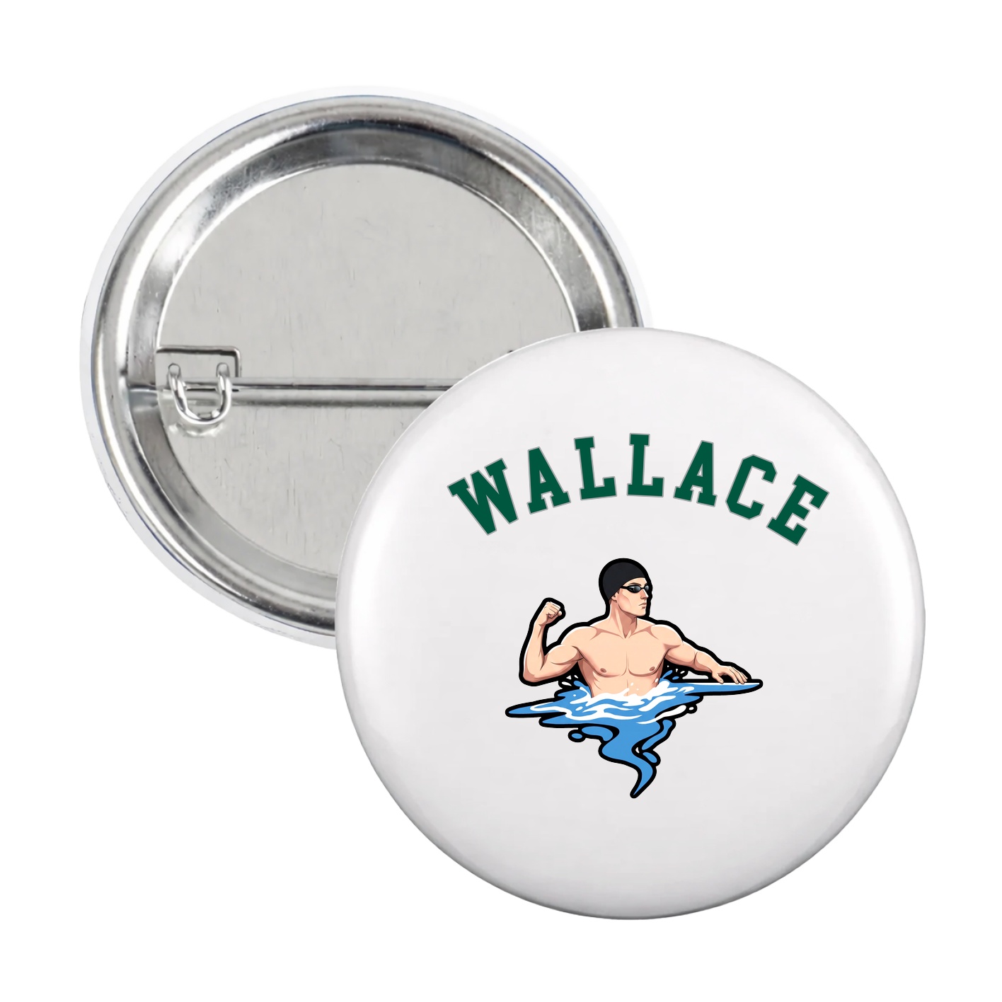 Game Day Button — Shirsey Arch in White