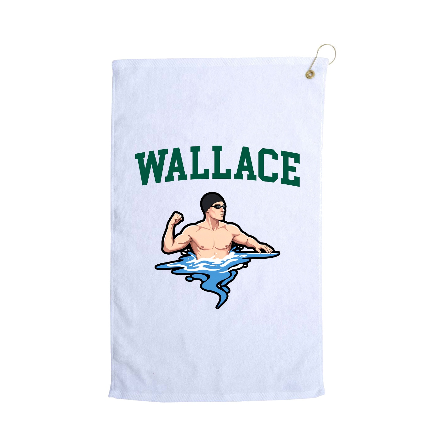Golf Towel — Shirsey in White
