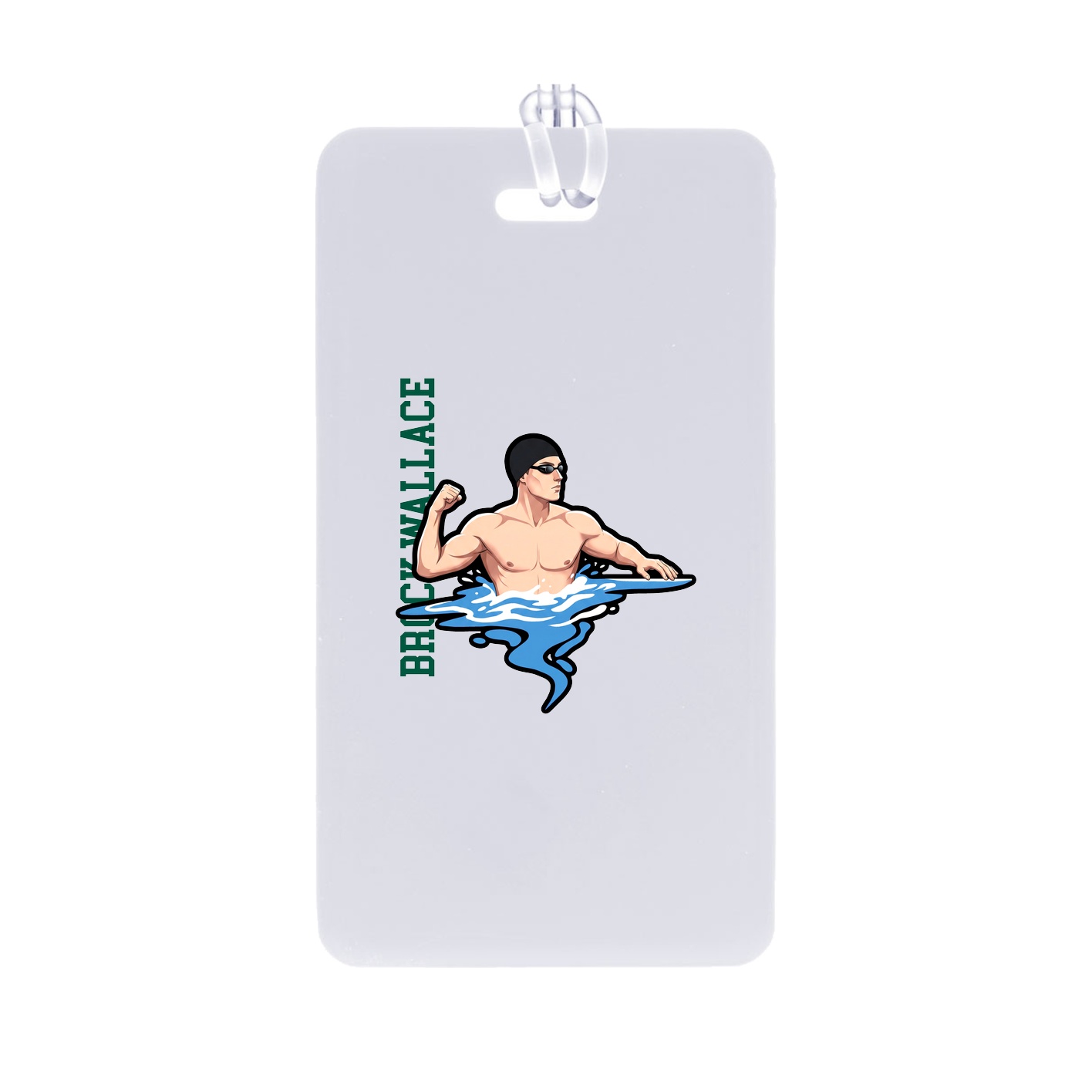 Bag Tag — Name Vertical in Classic