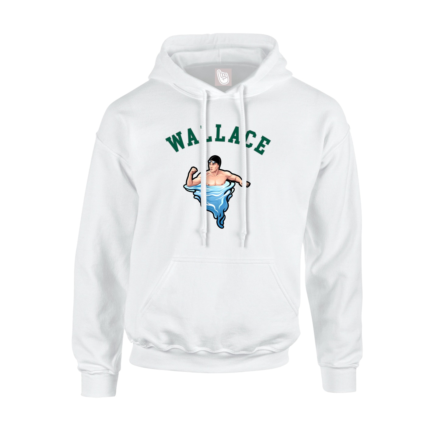 Hoodie — Shirsey Arch in White