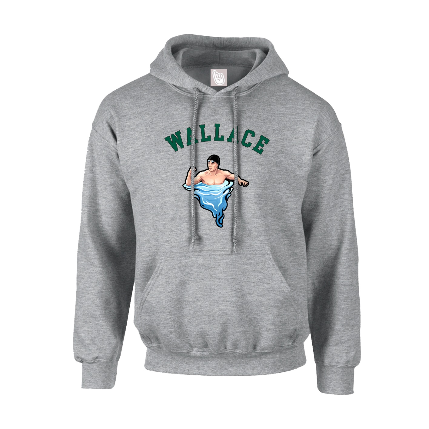 Youth Hoodie — Shirsey Arch in Grey