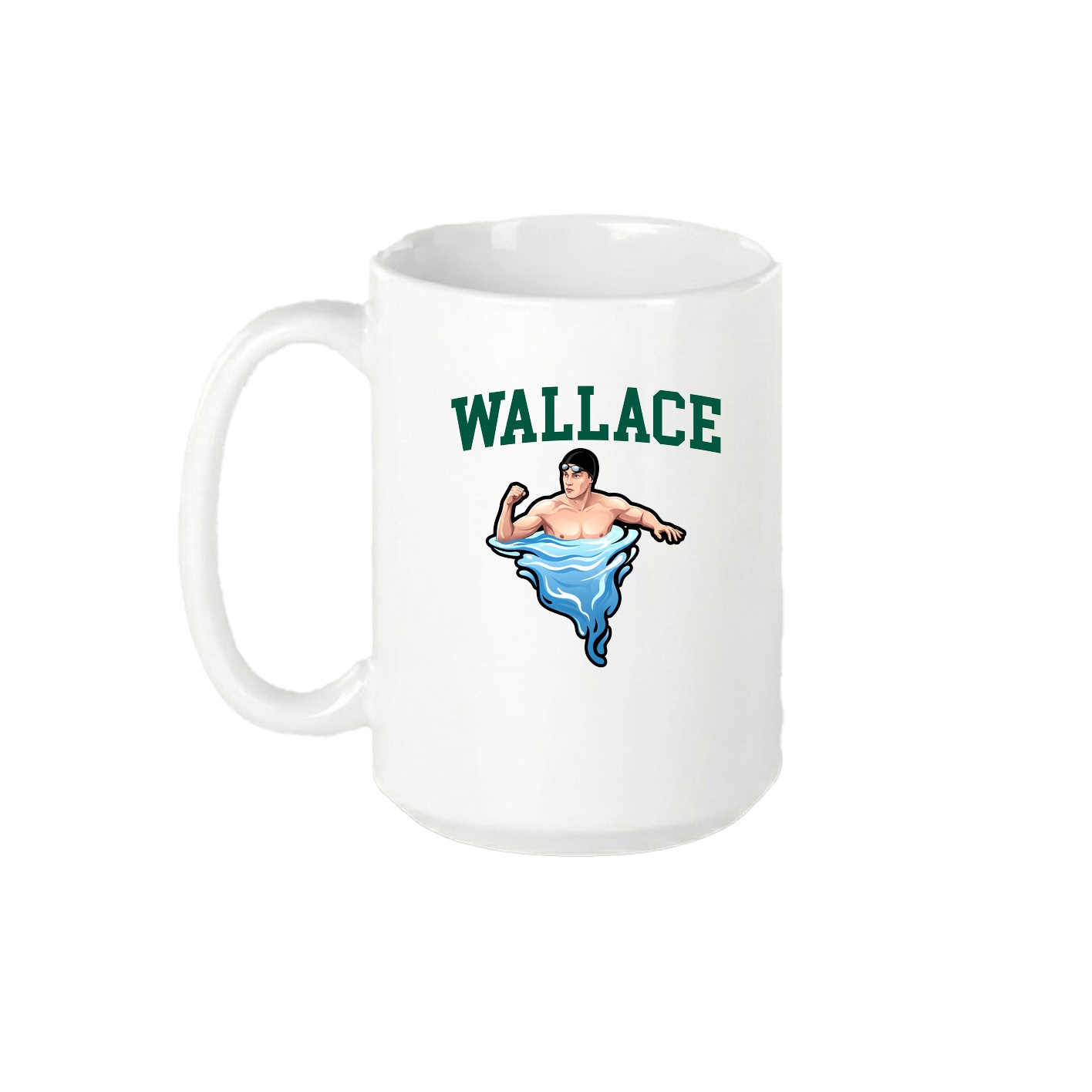 15oz Coffee Mug — Shirsey in White