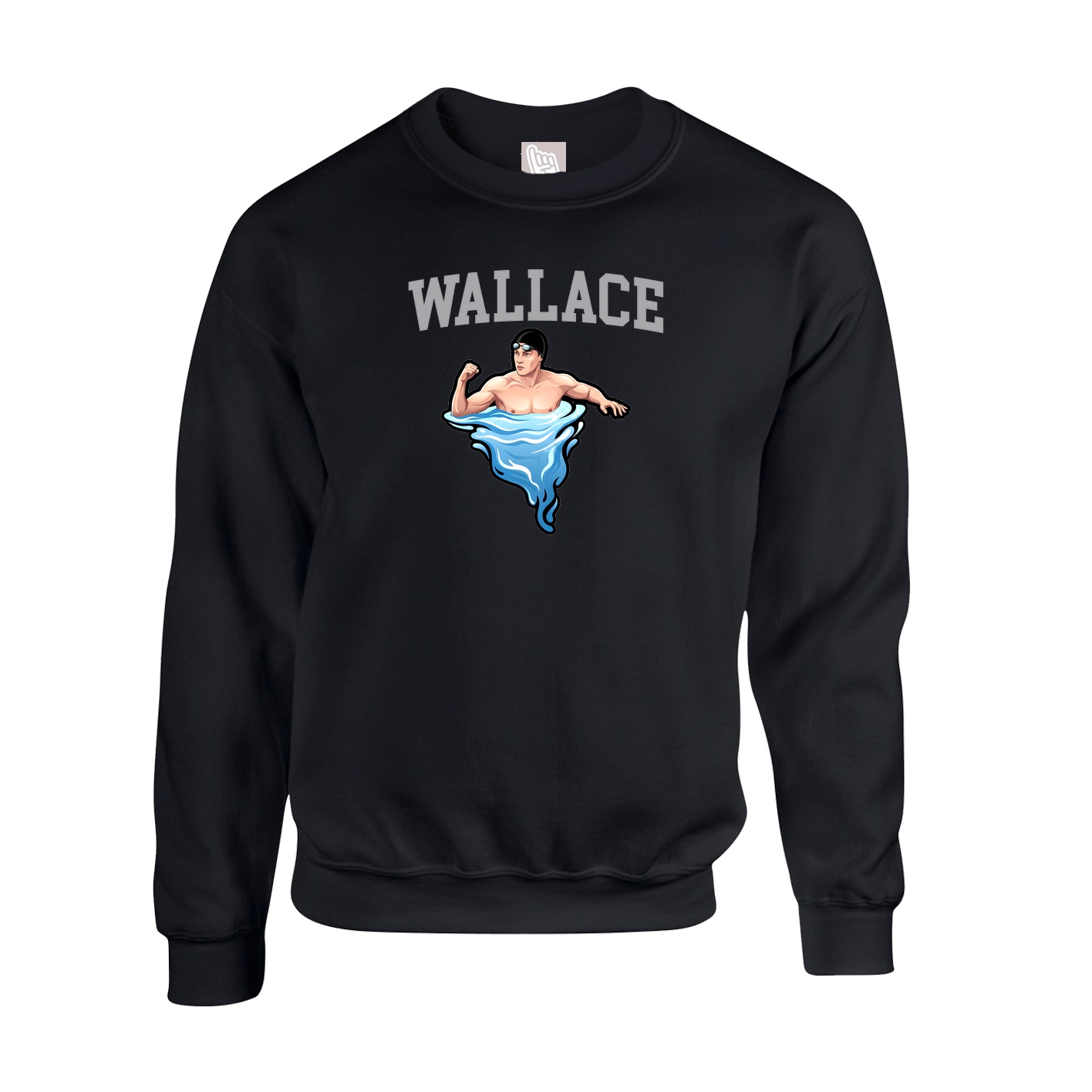 Fleece Crew — Shirsey in Black