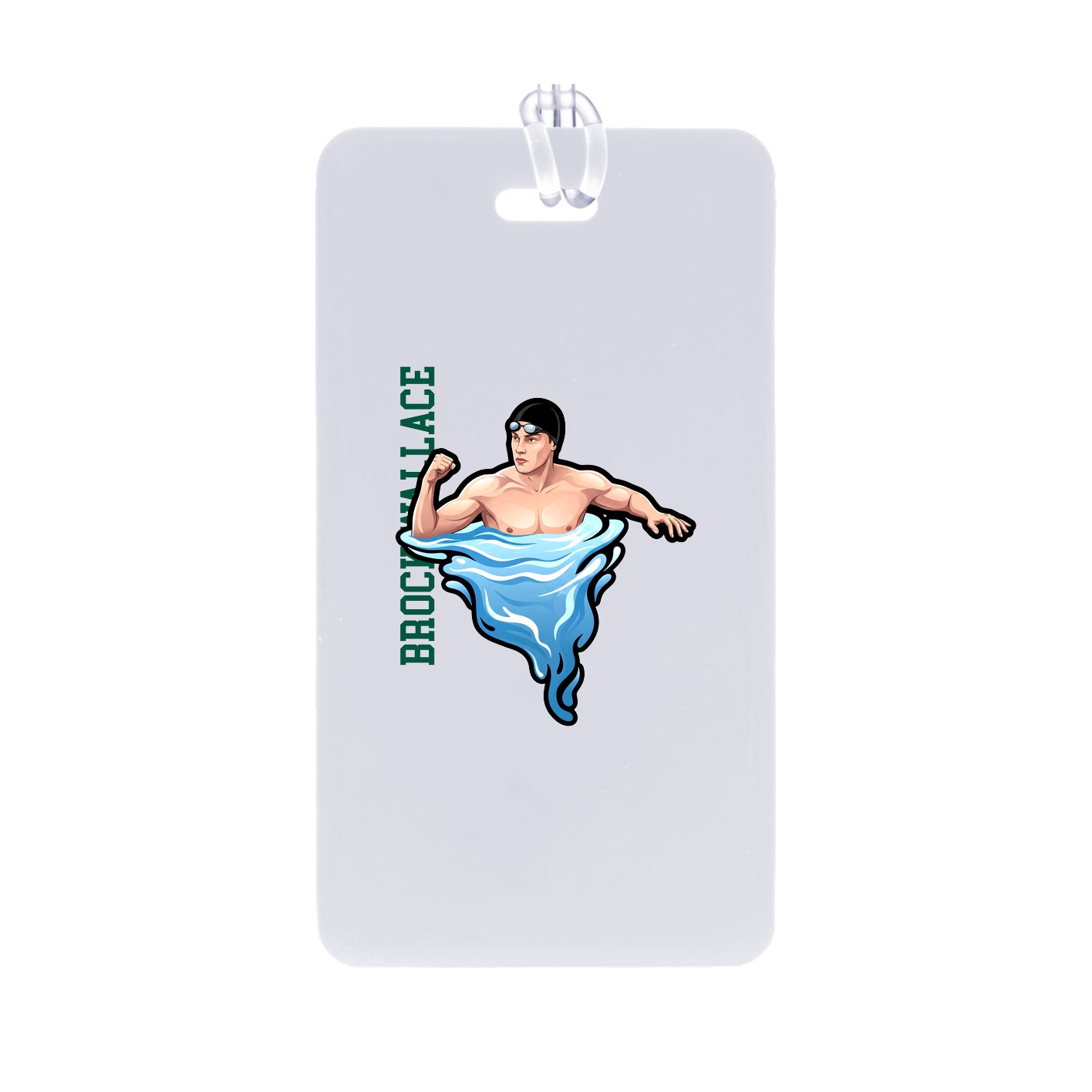 Bag Tag — Name Vertical in Classic