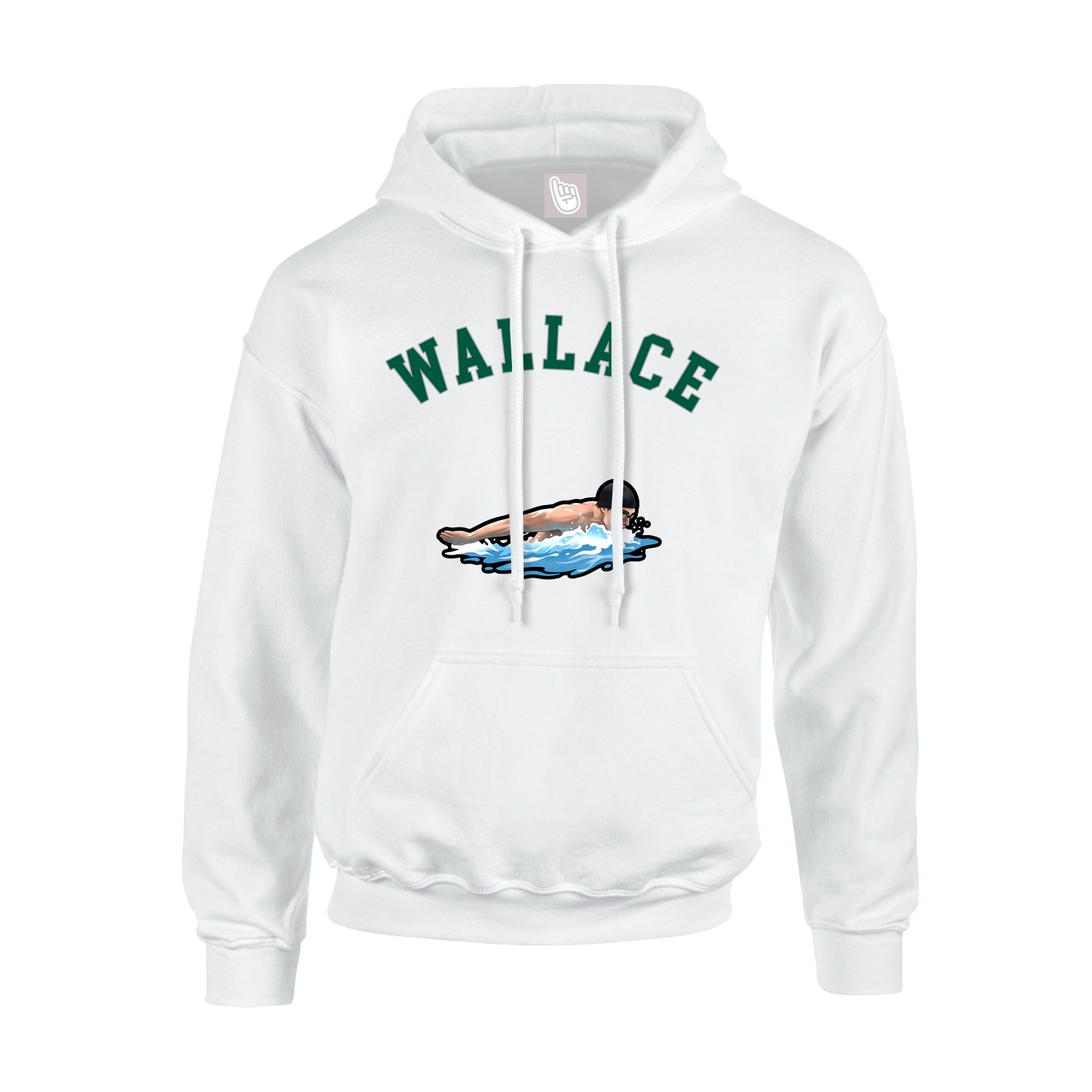 Hoodie — Shirsey Arch in White