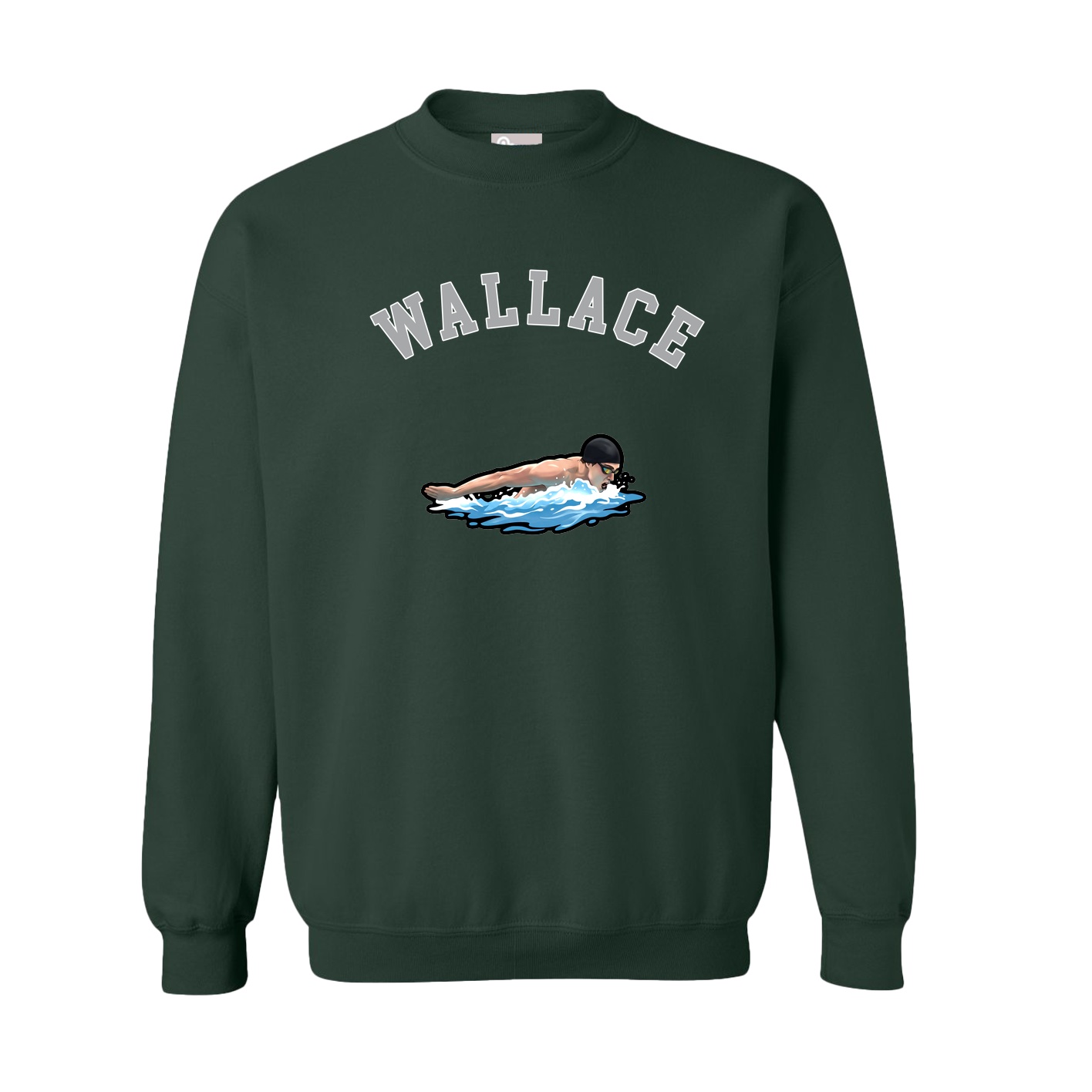 Fleece Crew — Shirsey Arch in Green