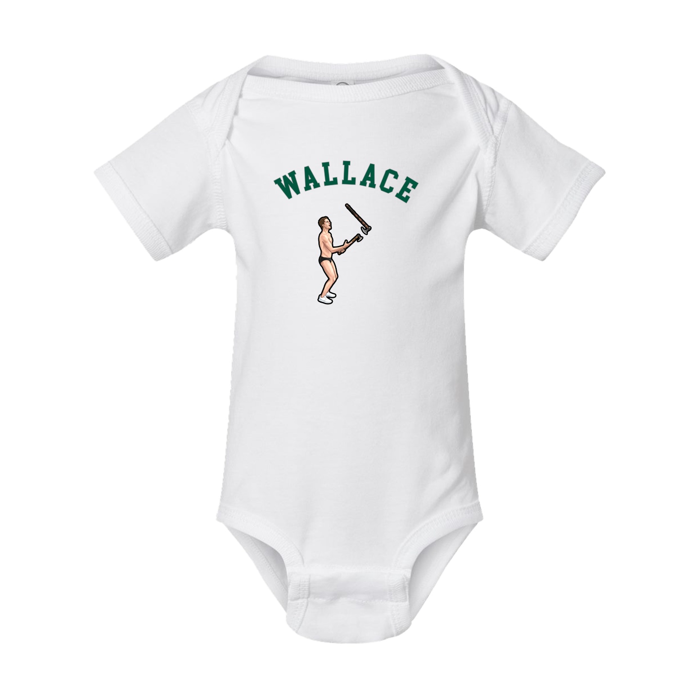 Baby Onesie — Shirsey Arch in White