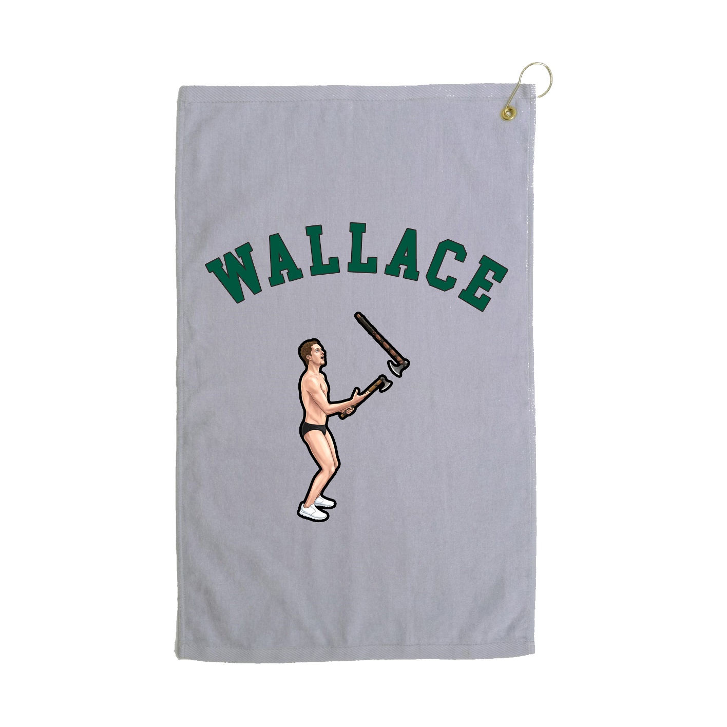 Golf Towel — Shirsey Arch in Grey