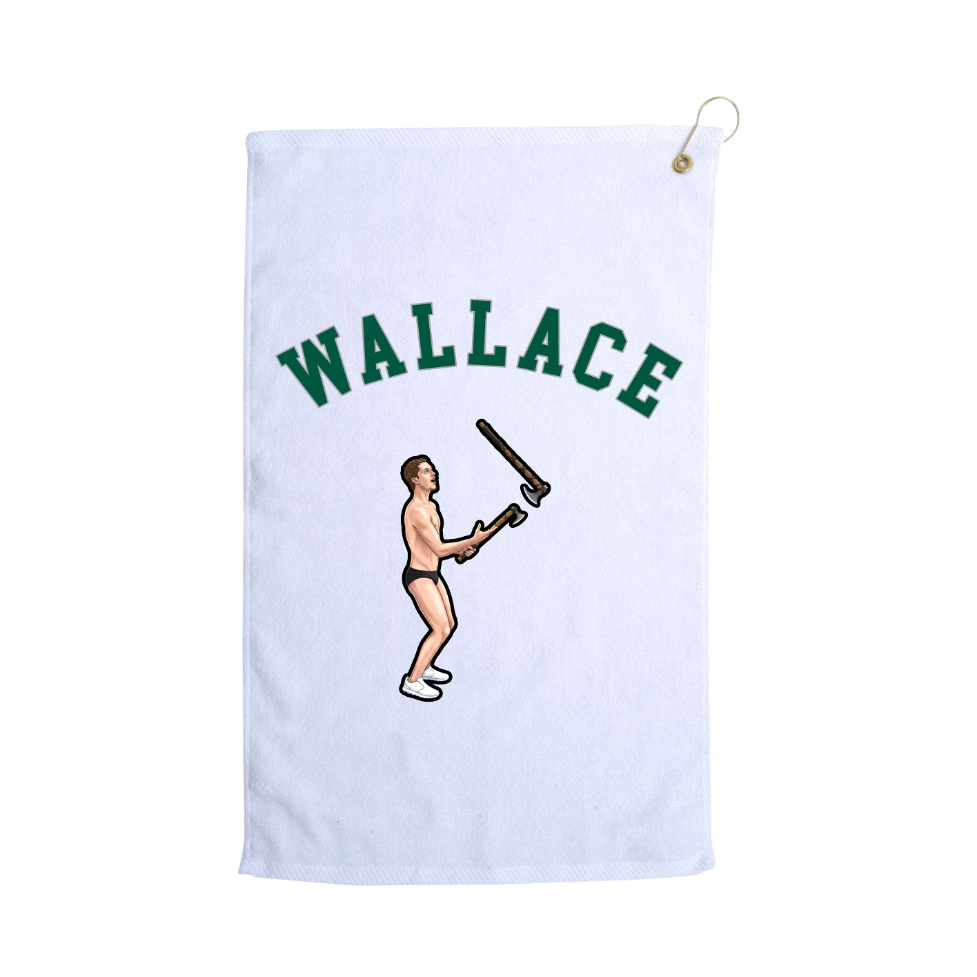 Golf Towel — Shirsey Arch in White