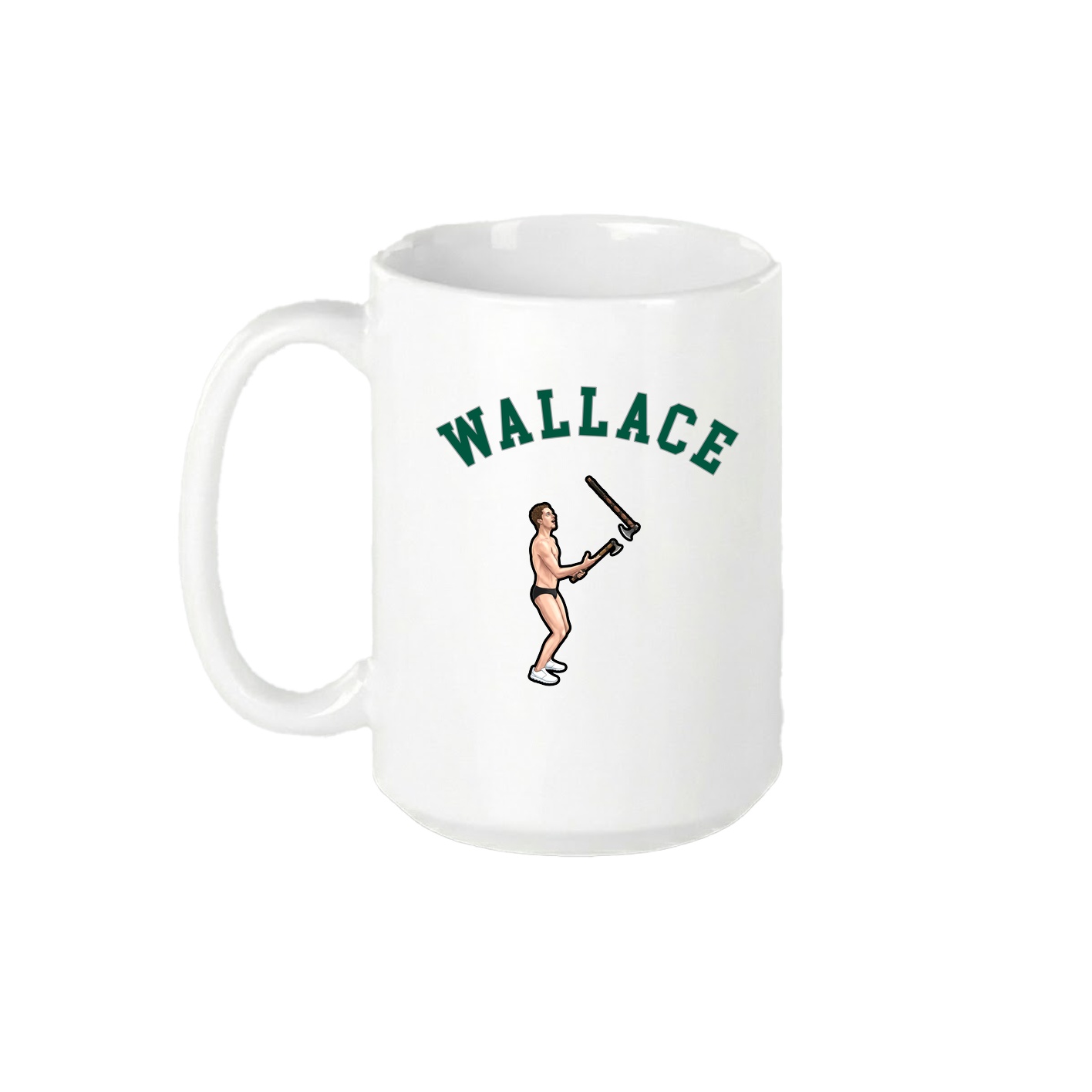 15oz Coffee Mug — Shirsey Arch in White