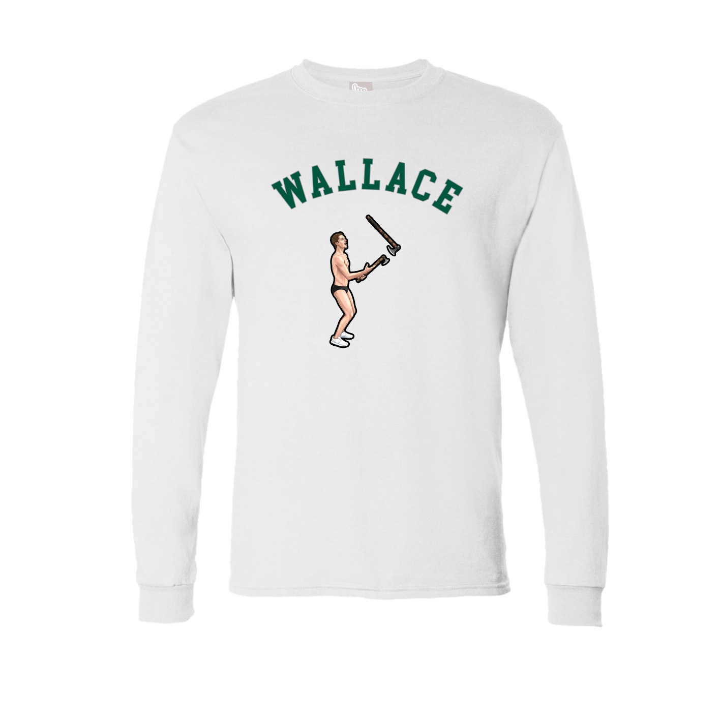 Long Sleeve Tee — Shirsey Arch in White