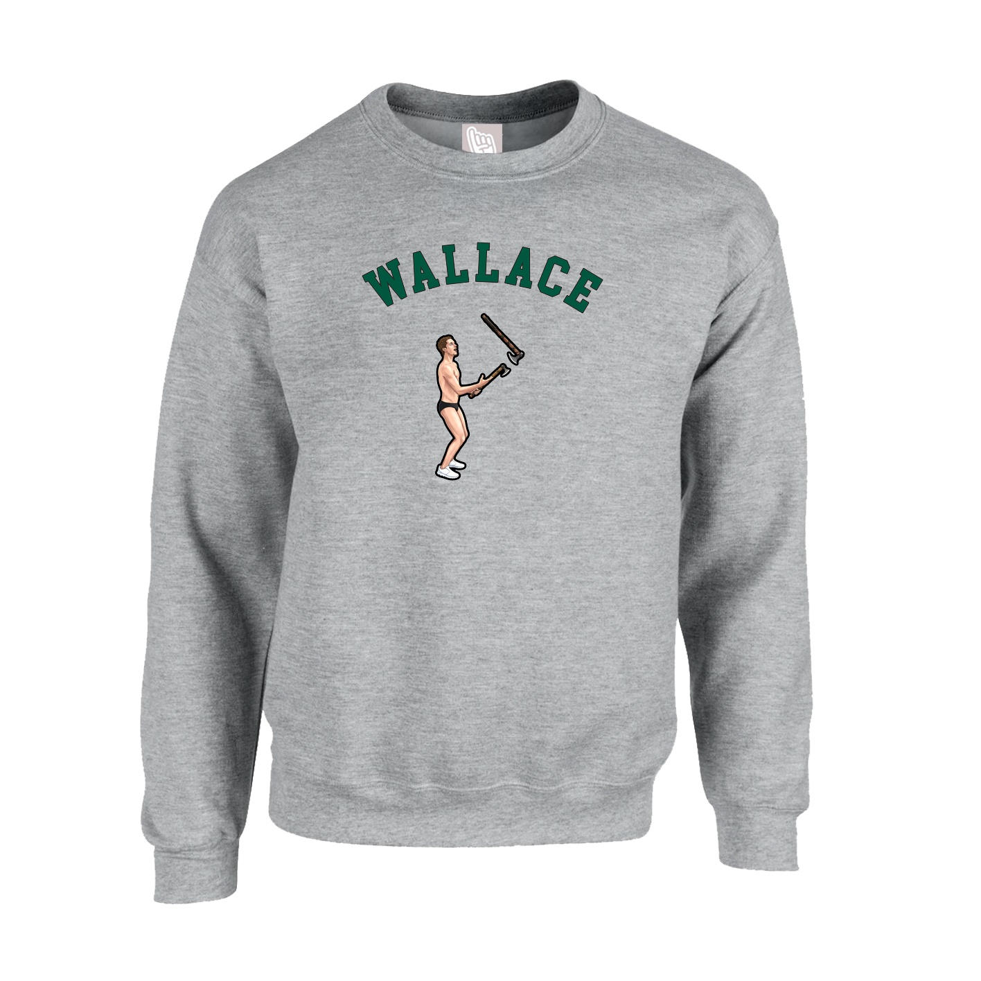Fleece Crew — Shirsey Arch in Grey