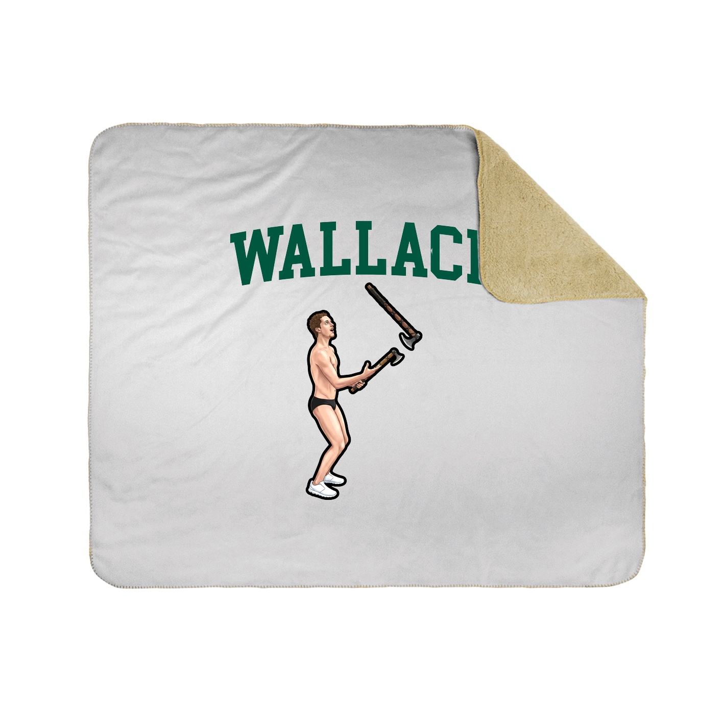 Throw Blanket — Shirsey in White