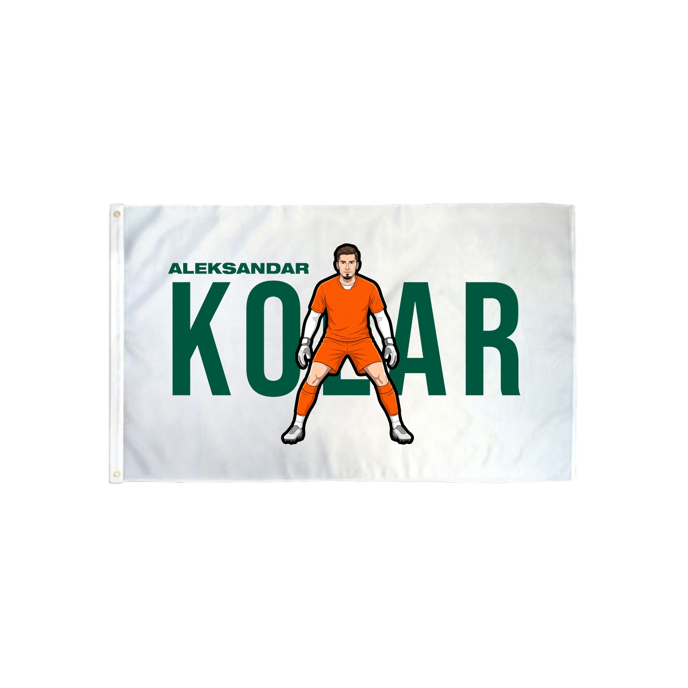 3x5 Flag — Player Name in Classic