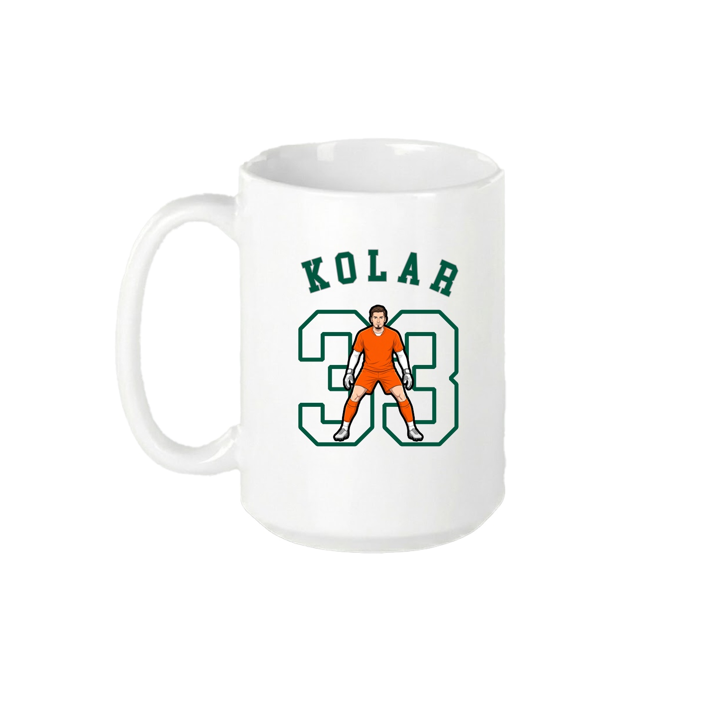 15oz Coffee Mug — Shirsey Arch in White