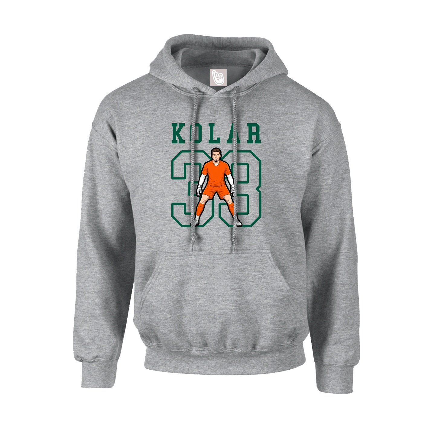 Hoodie — Shirsey in Grey