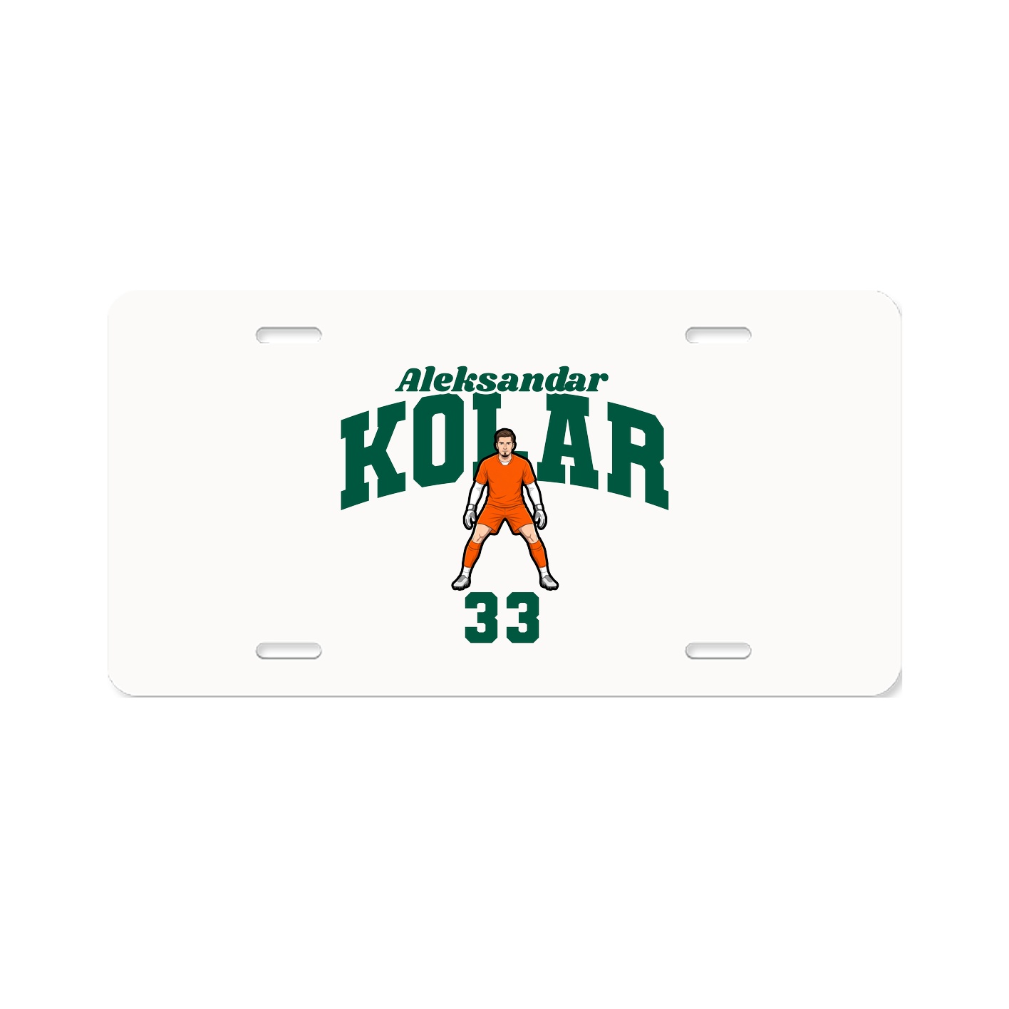 License Plate — Signature Arch in Classic