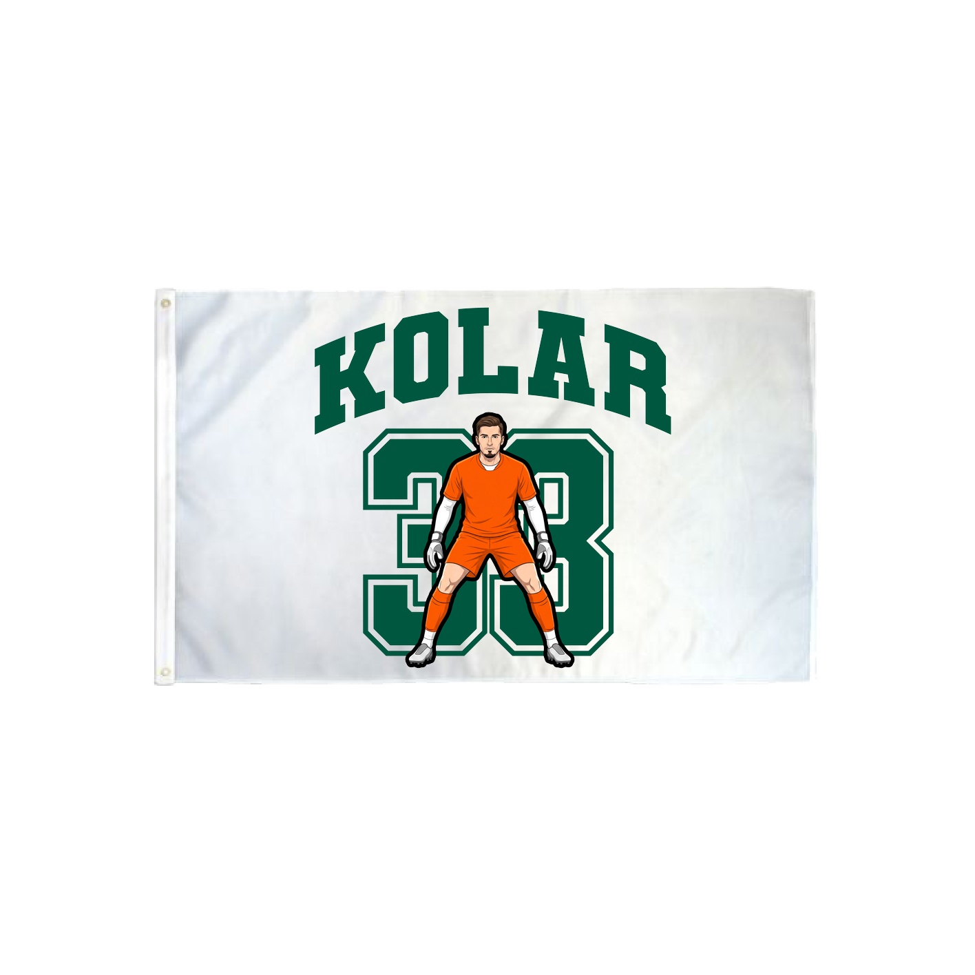 3x5 Flag — Number in Classic
