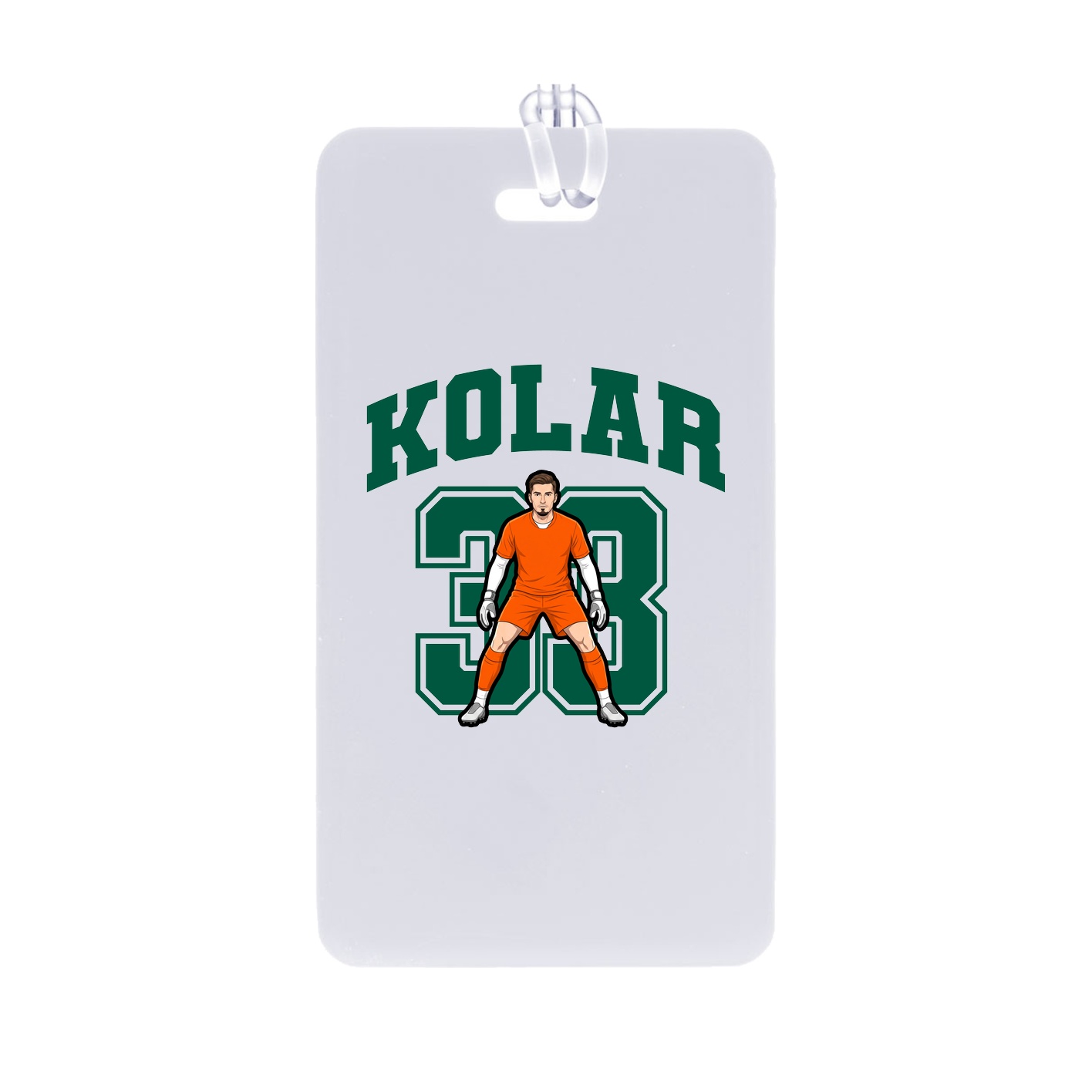 Bag Tag — Number in Classic