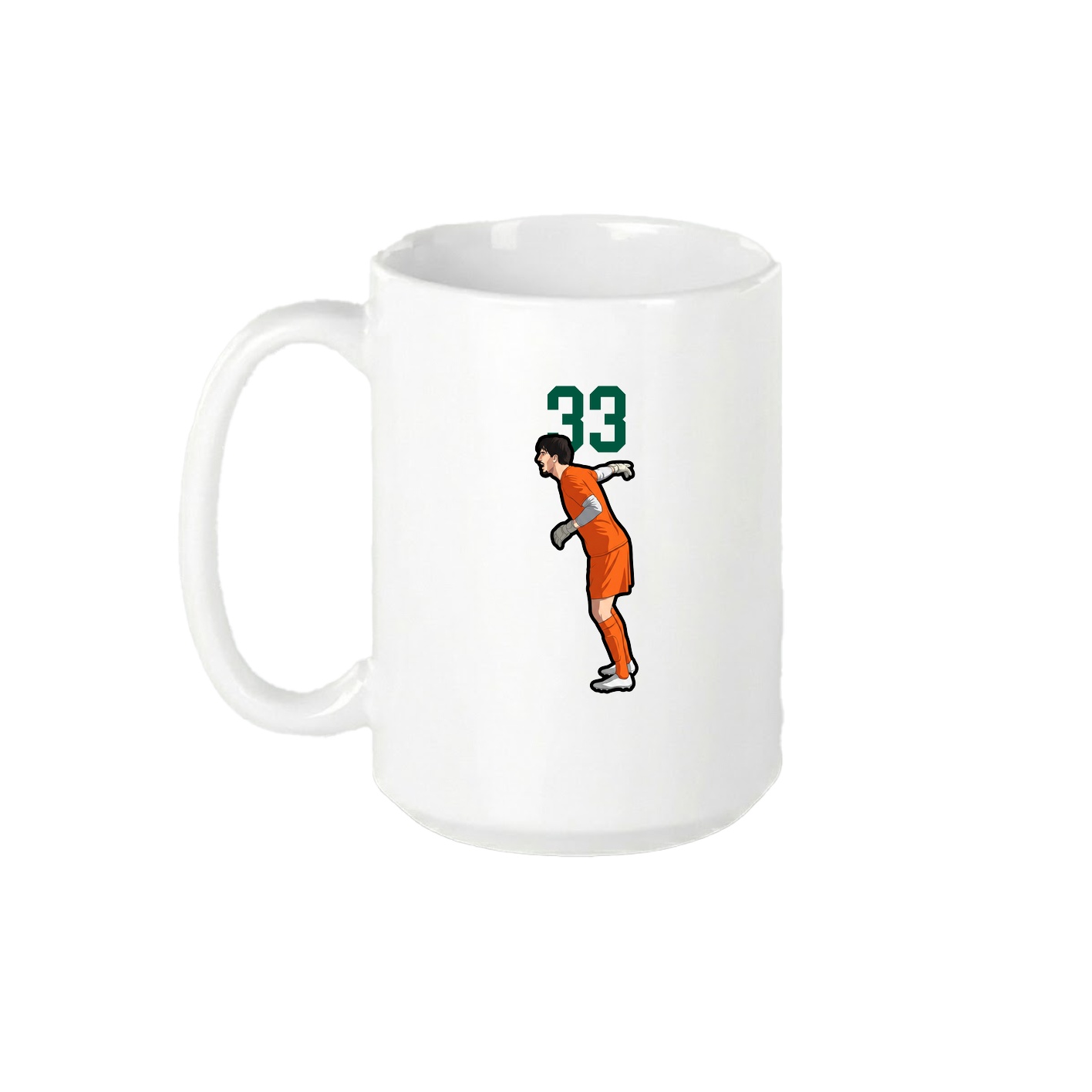 15oz Coffee Mug — Number Top in White
