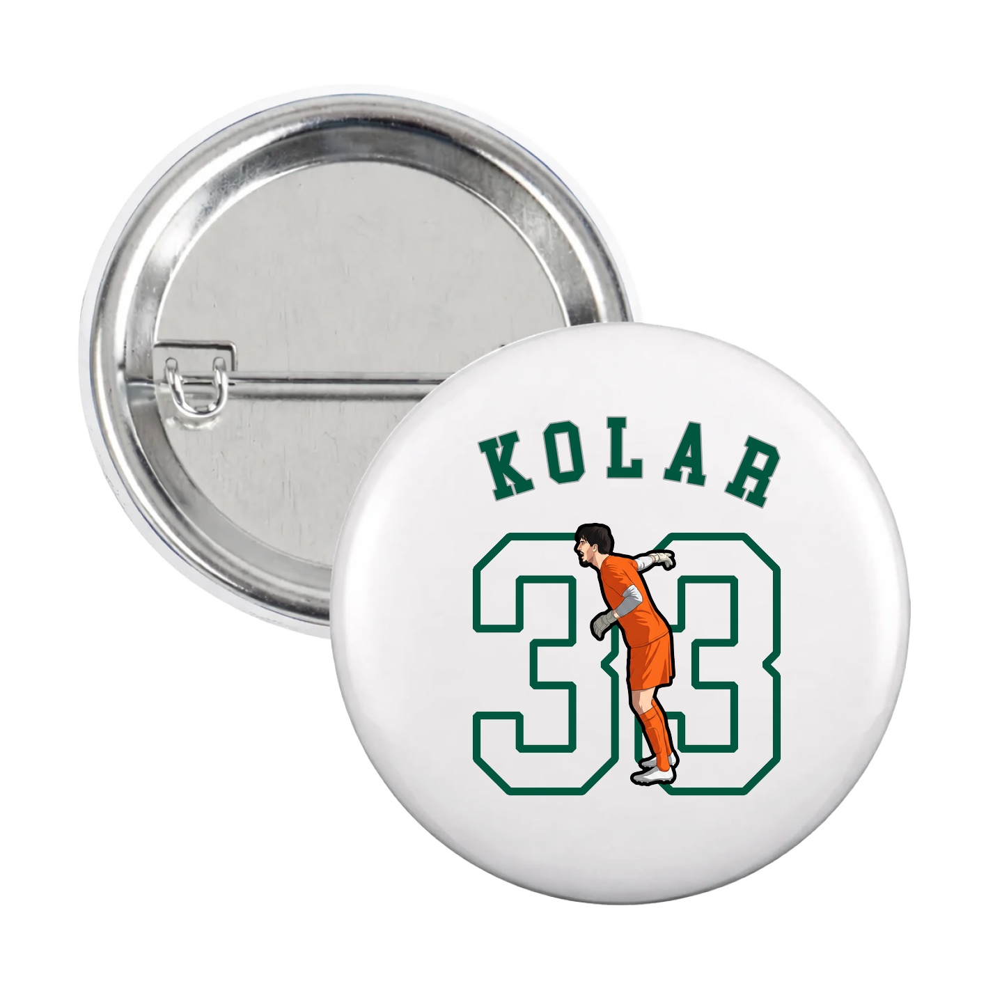 Game Day Button — Shirsey Arch in White
