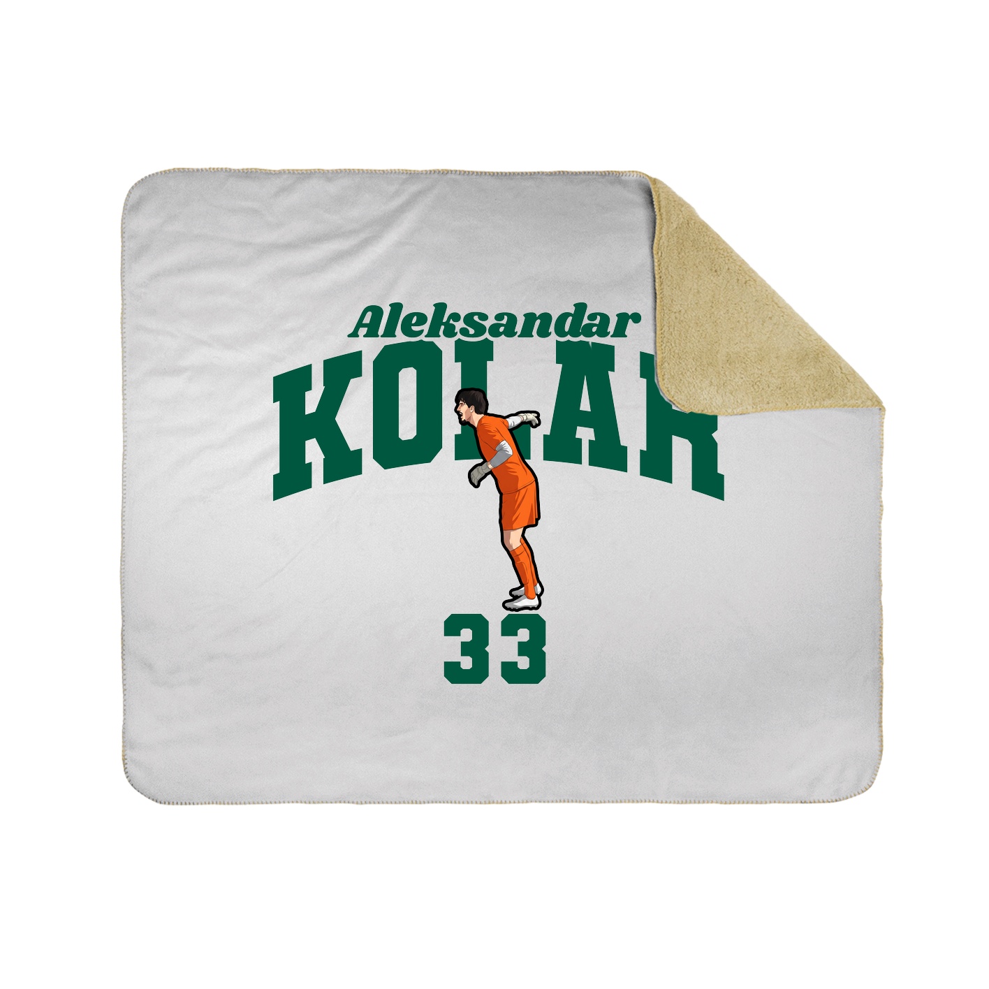 Throw Blanket — Signature Arch in White