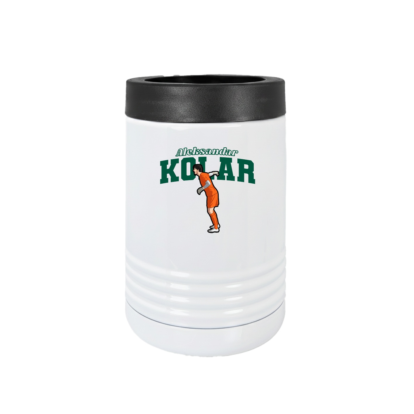 Beverage Holder — Name Arch in White
