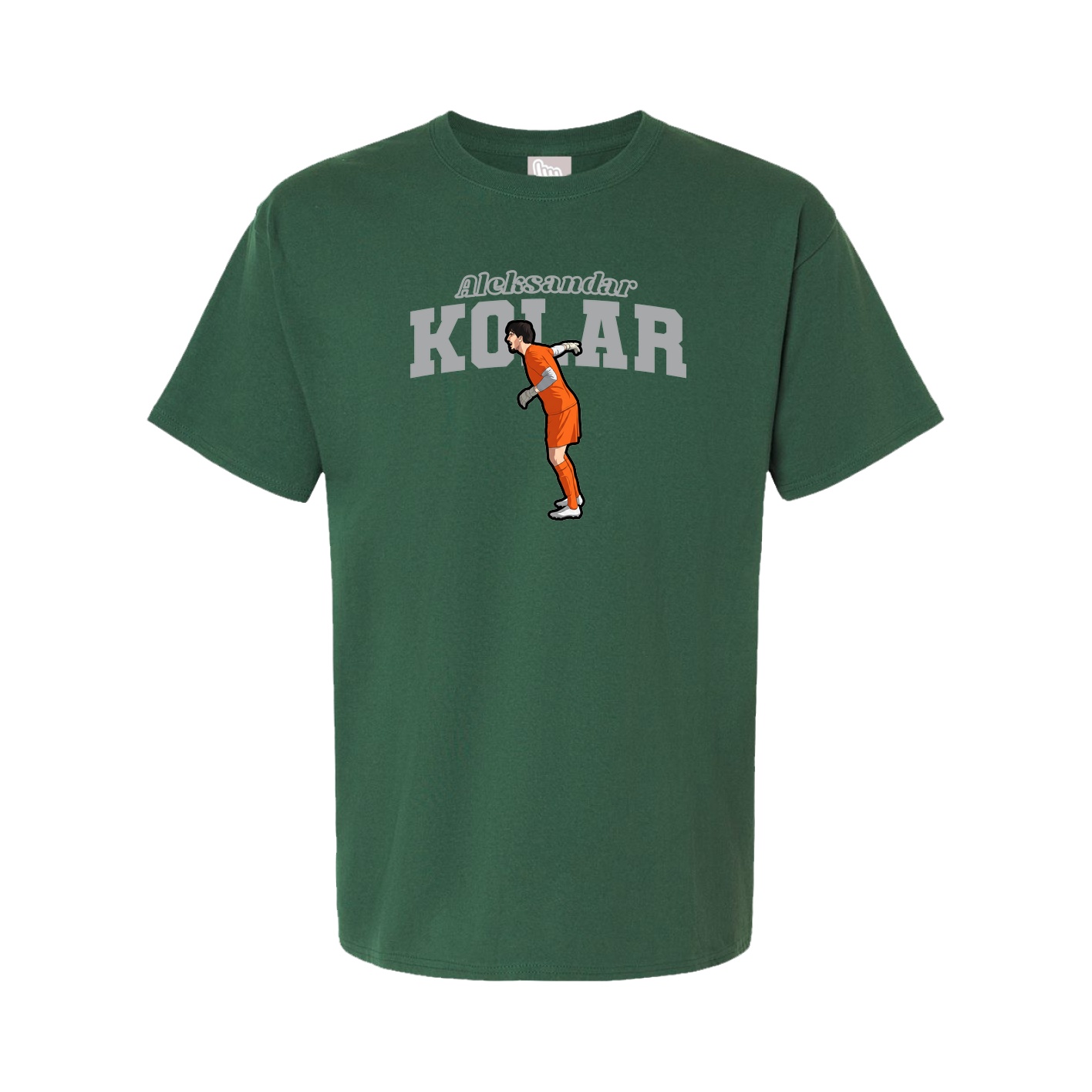 Youth Tee — Name Arch in Green