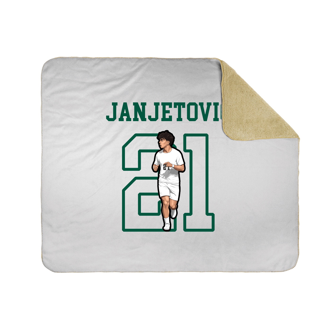 Throw Blanket — Shirsey in White