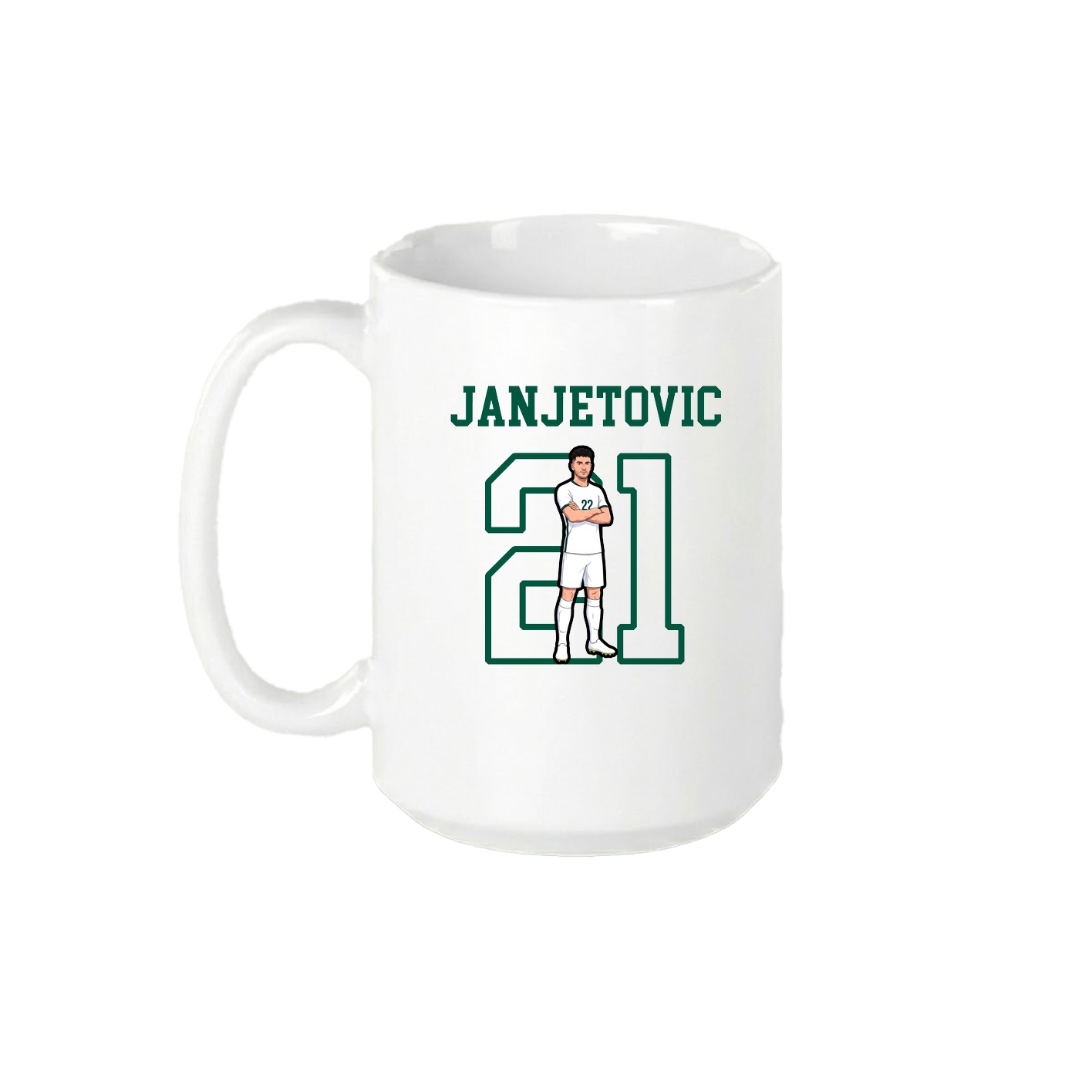 15oz Coffee Mug — Shirsey in White
