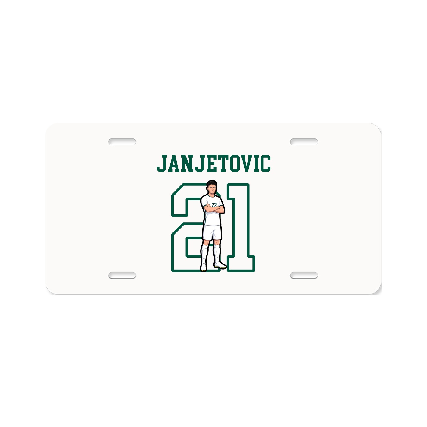 License Plate — Shirsey in Classic