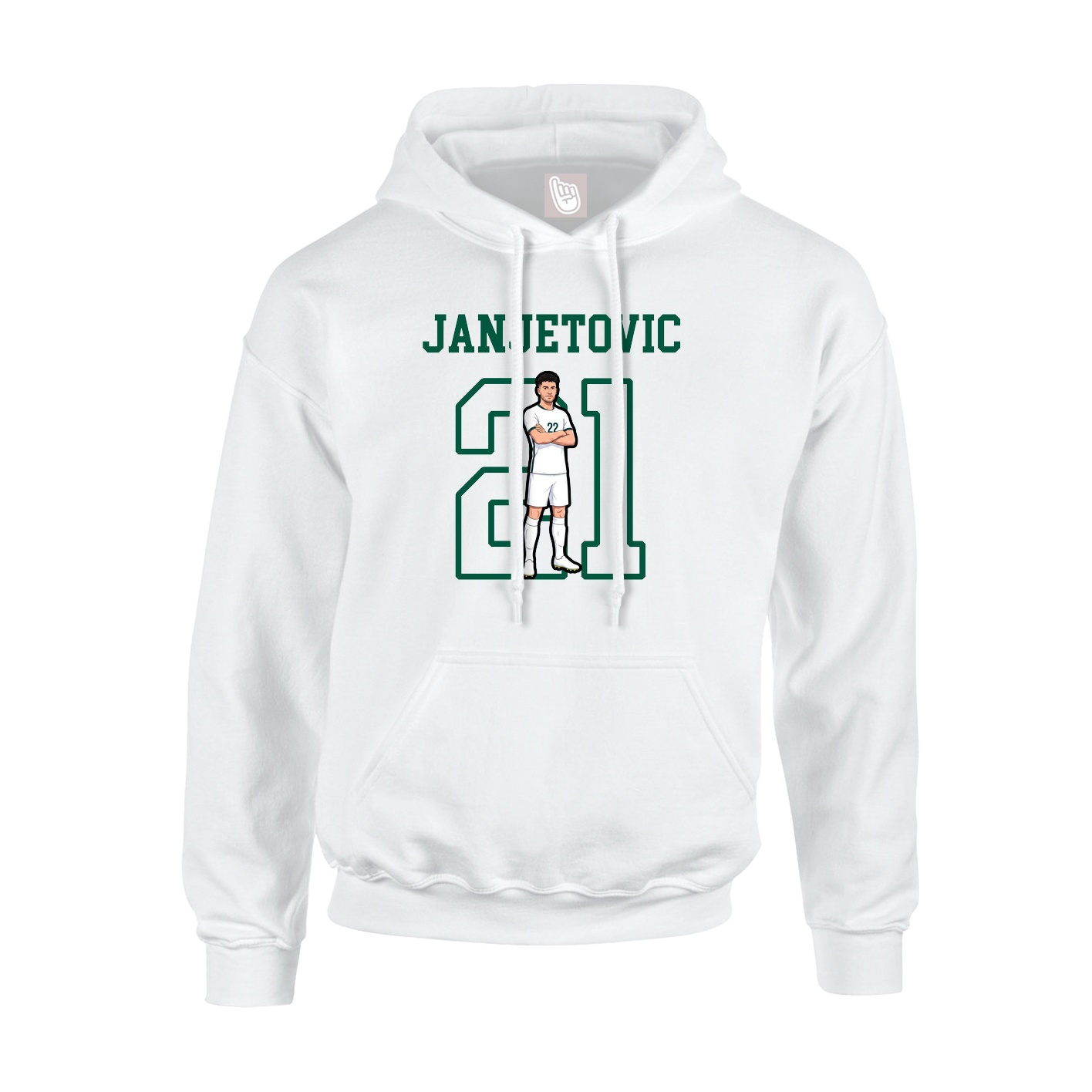 Youth Hoodie — Shirsey in White