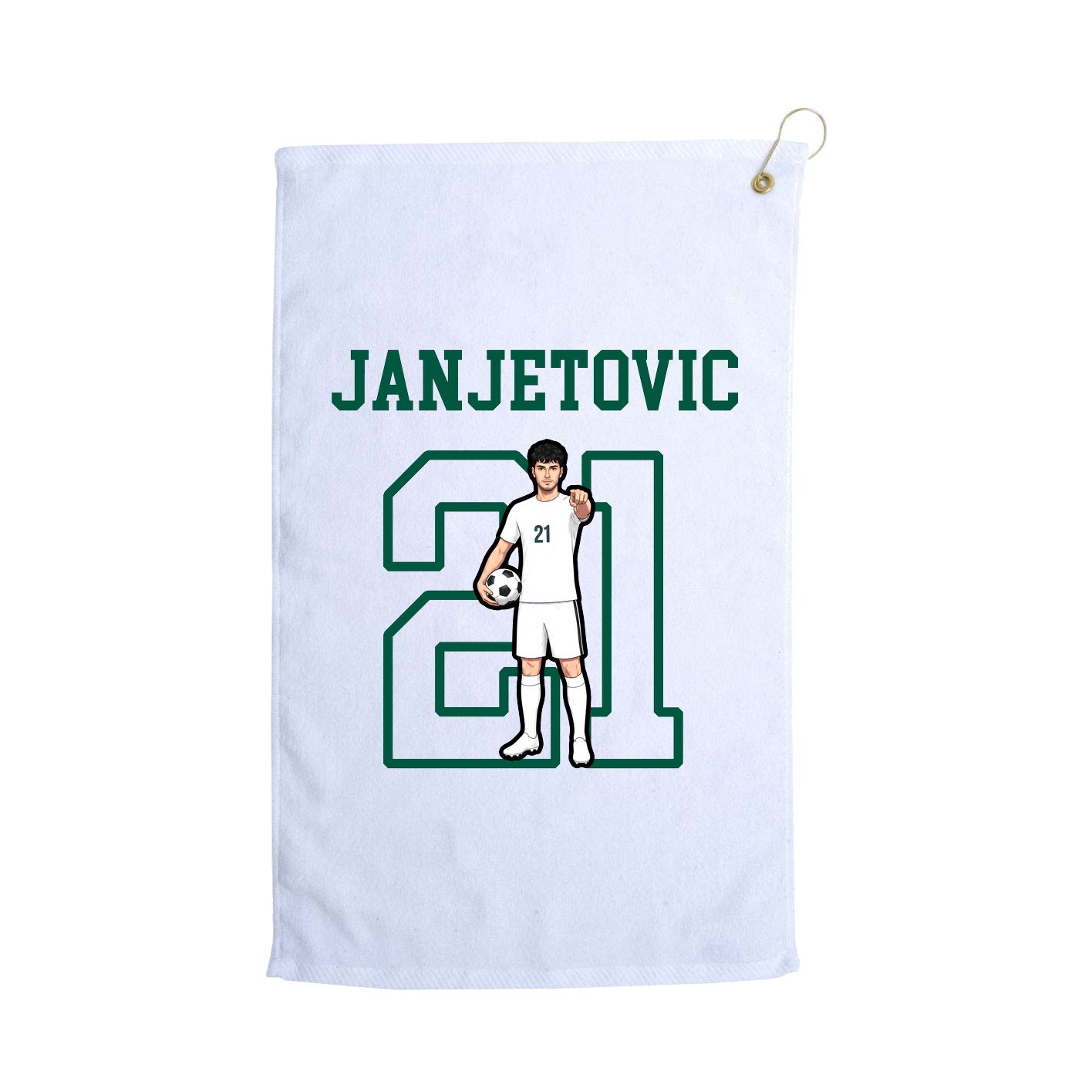 Golf Towel — Shirsey in White