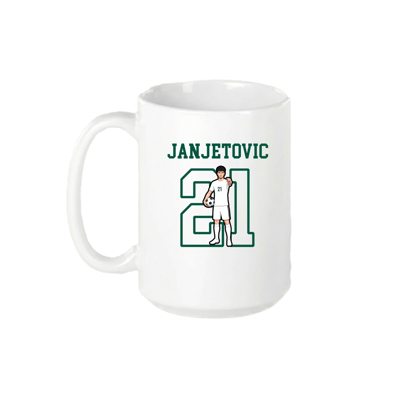 15oz Coffee Mug — Shirsey in White