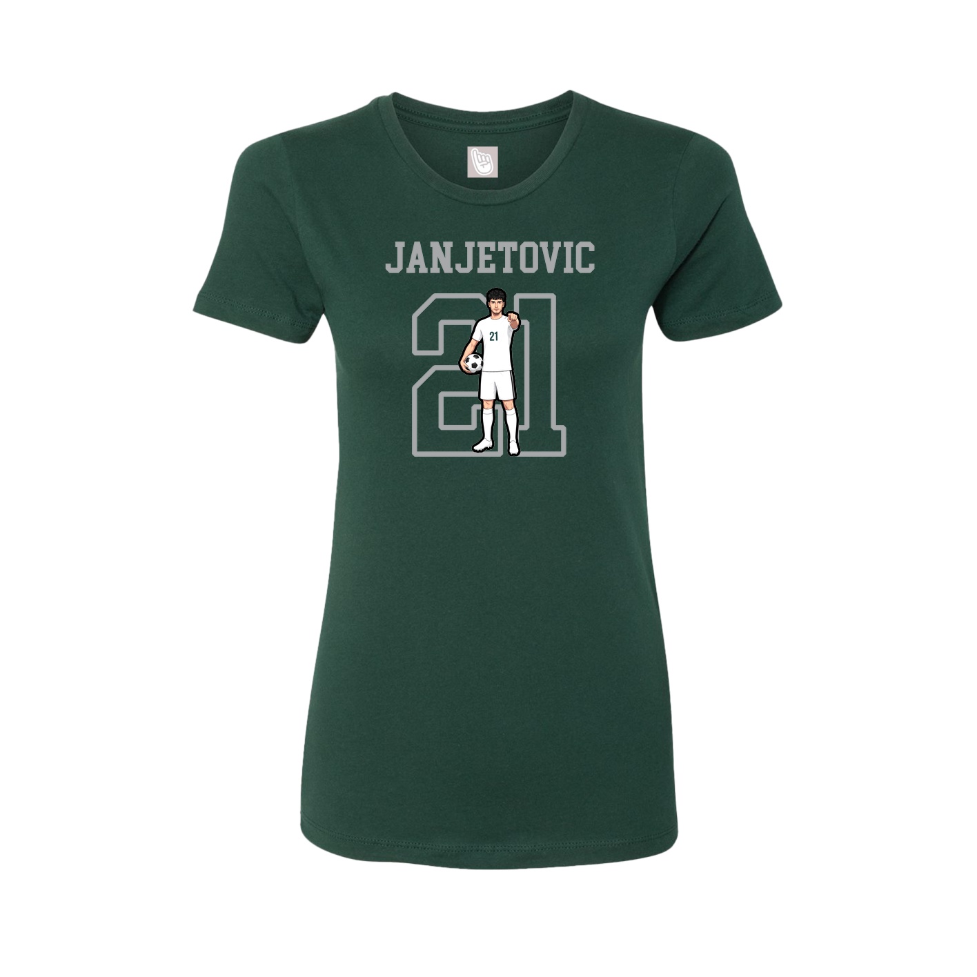Fitted Women's Tee — Shirsey in Green
