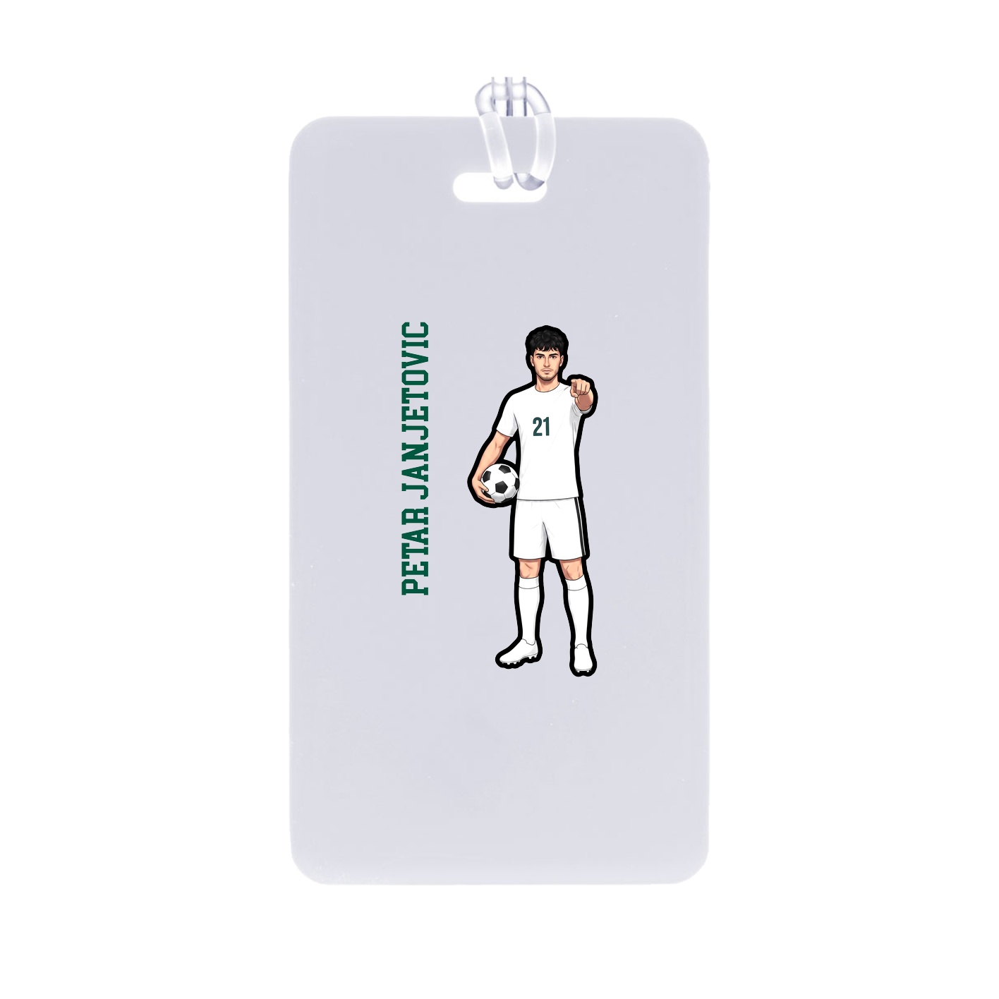 Bag Tag — Name Vertical in Classic